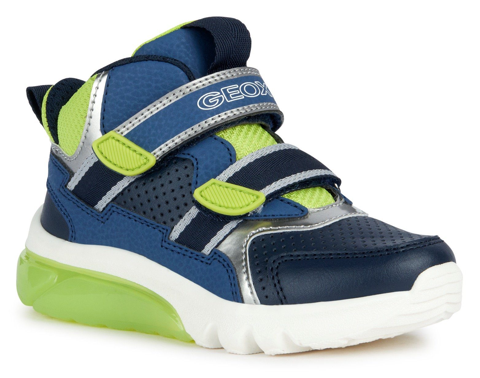 mit J Klettverschluss Geox CIBERDRON BOY Sneaker Blinkschuh