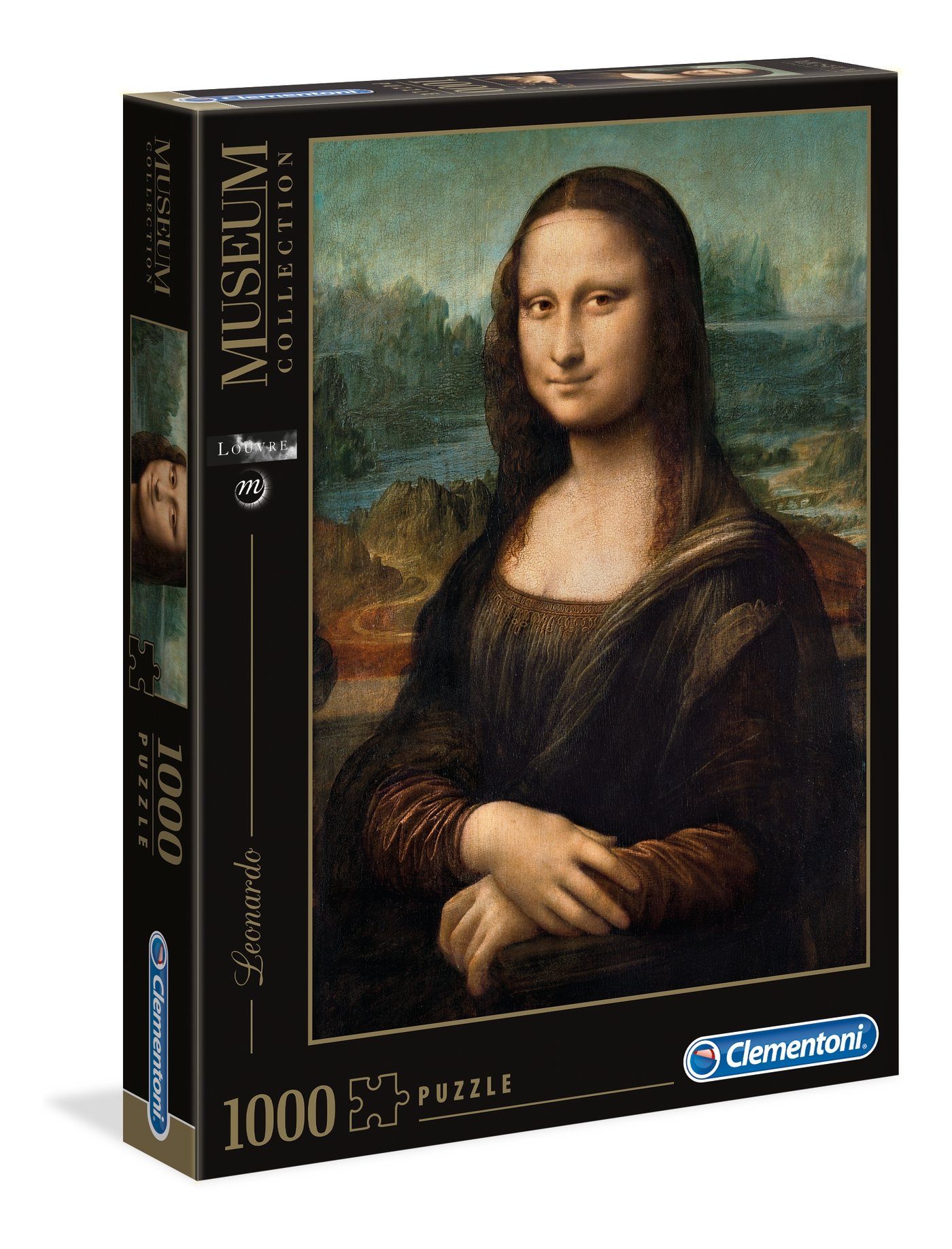 Clementoni® Puzzle 31413 Leonardo Mona Lisa Museum Collection, 1000 Puzzleteile
