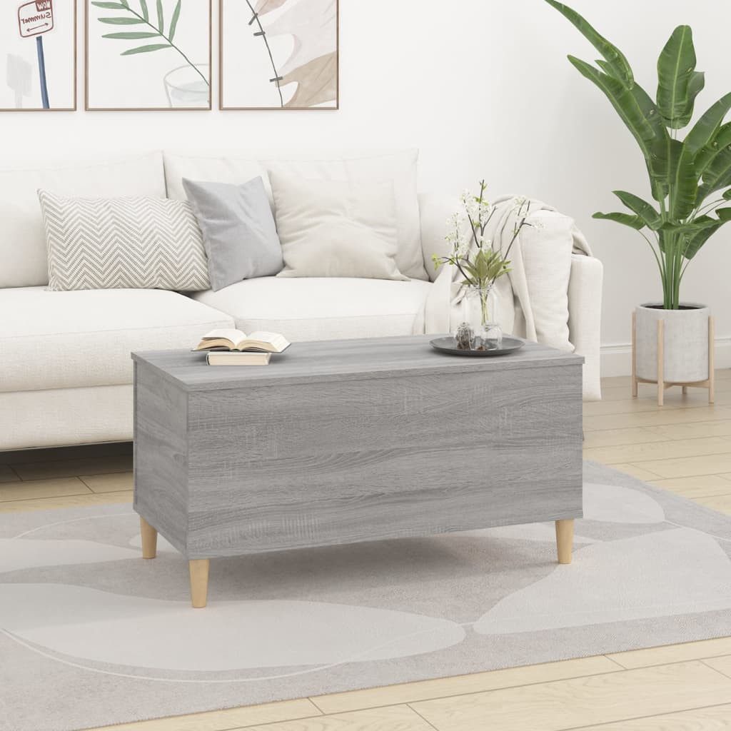 vidaXL Couchtisch Couchtisch Grau Sonoma 90x44,5x45 günstig online kaufen