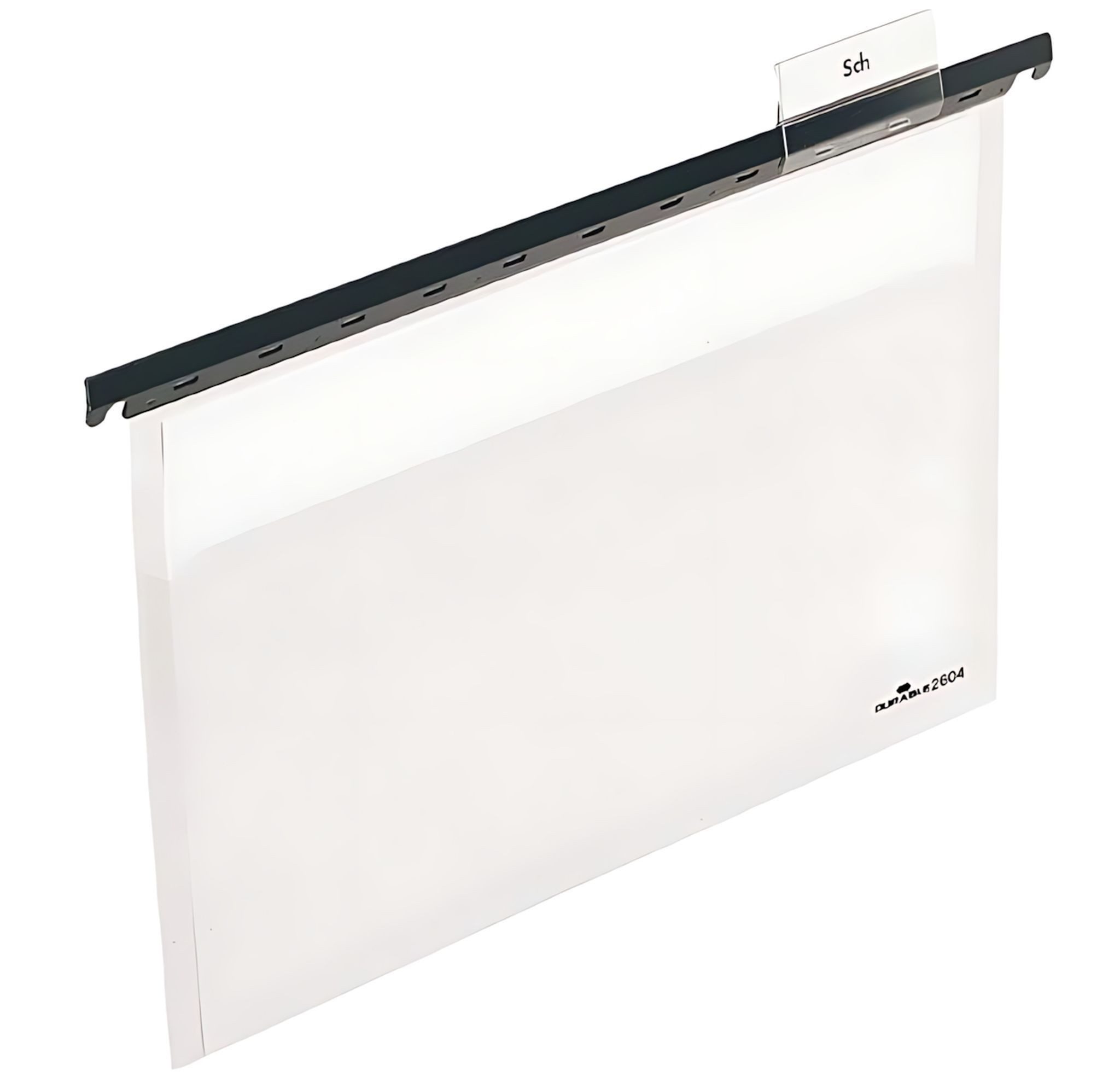 DURABLE Prospekthülle Durable Hängesichttasche A4 tr oben offen mit Reiter 60mm