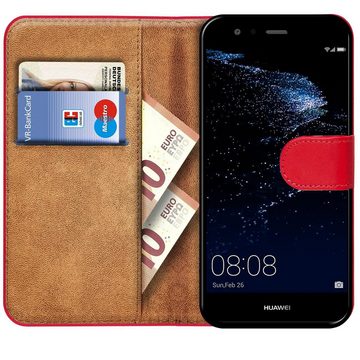CoolGadget Handyhülle Book Case Handy Tasche für Huawei P10 Lite 5,2 Zoll, Hülle Klapphülle Flip Cover für P10 Lite Schutzhülle stoßfest