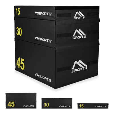 MSports® Plyo-Box Plyo Box Professional 3-teilig Jump Box Set • Plyo Box • Sprungbox