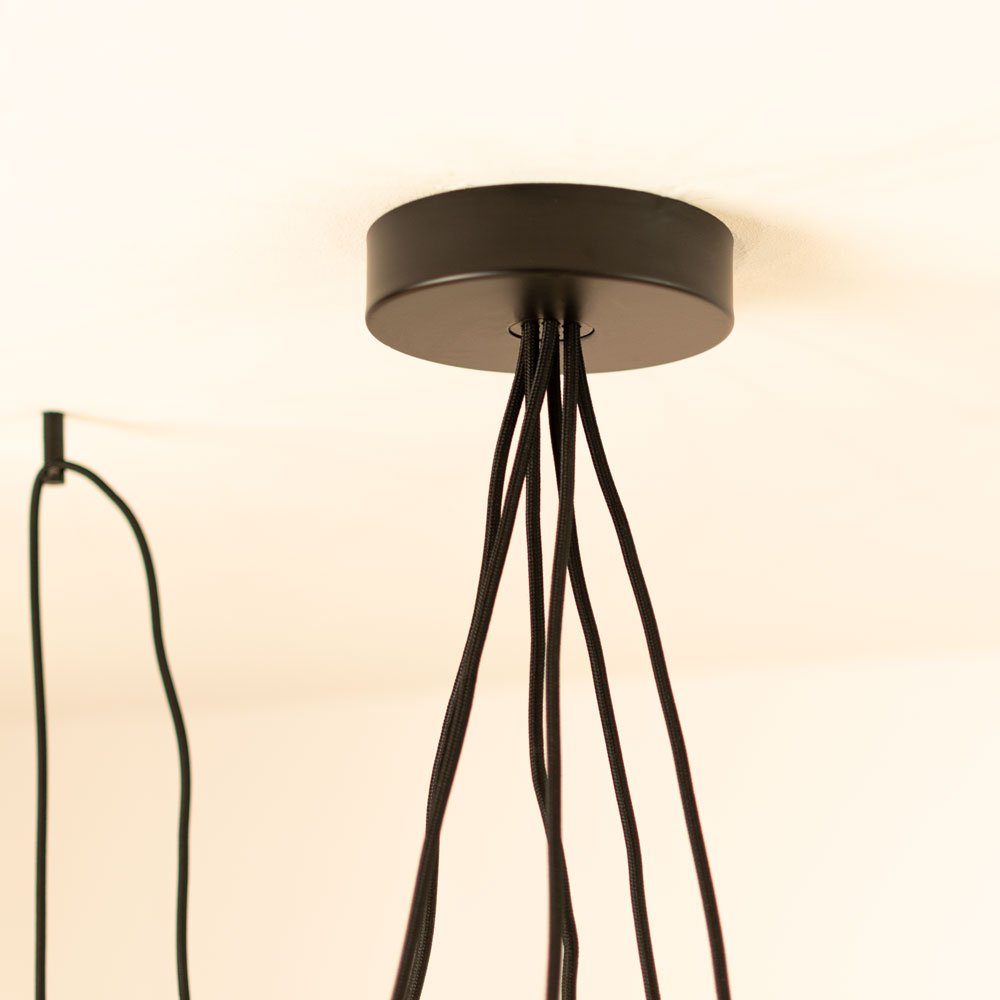 s.luce Lampen-Verteiler Modular 6er-Baldachin Ø 40cm WeissWeiß