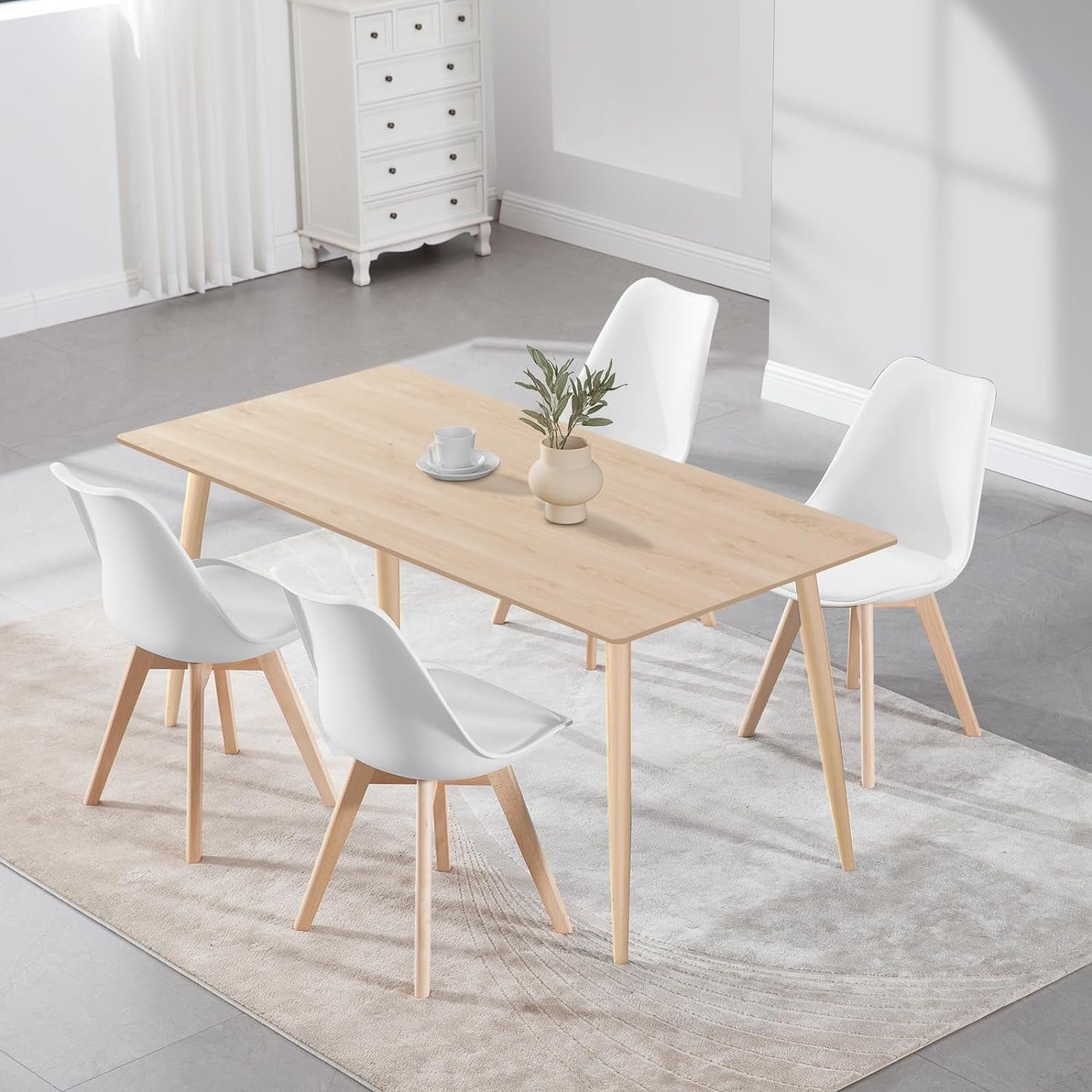 EUGAD 4-Fußstuhl (4 St), Esszimmerstühle Design, günstig online kaufen