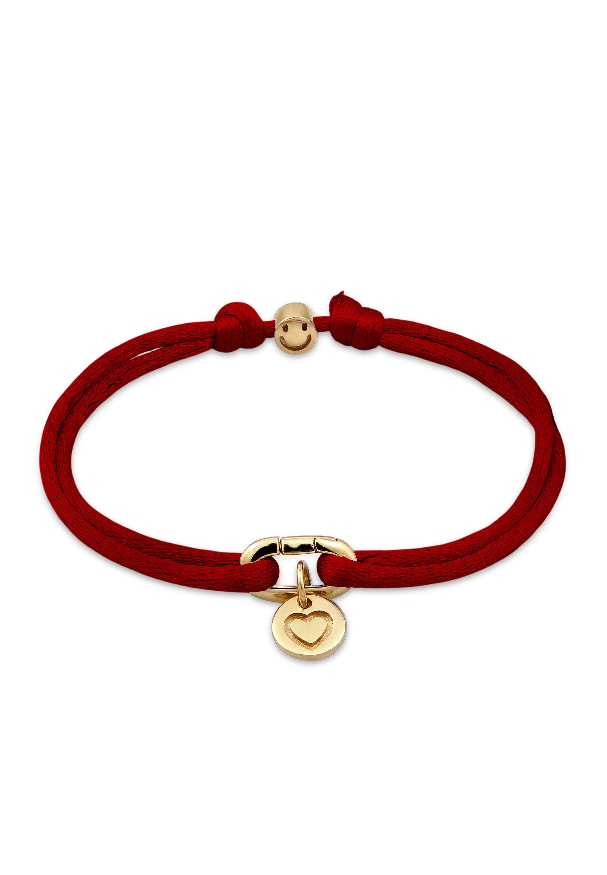 Armband Satin Smiling Face 925 Sterling Silber