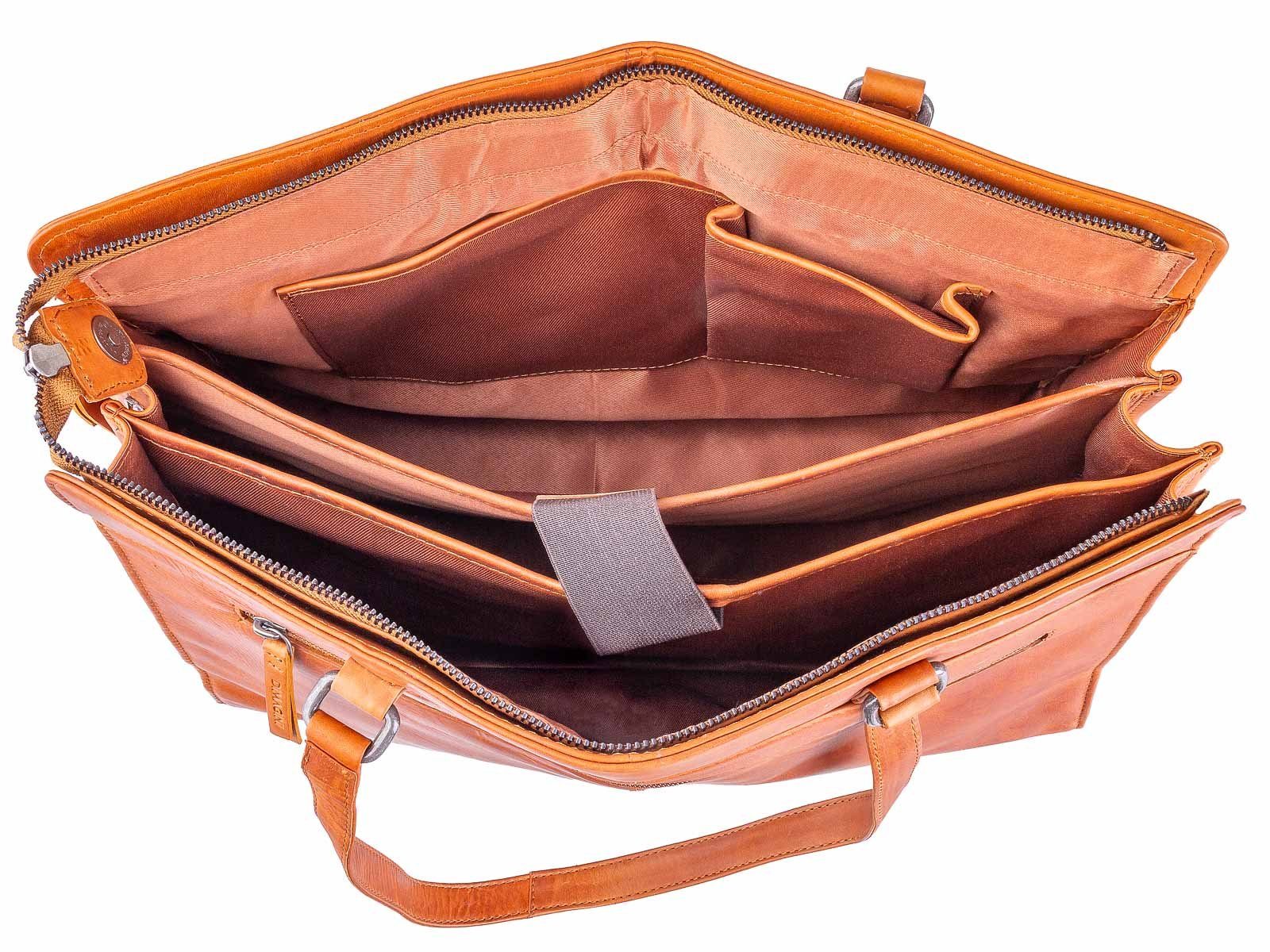 Laptoptasche Cognac (1-tlg) DIMAGINI Aktentasche