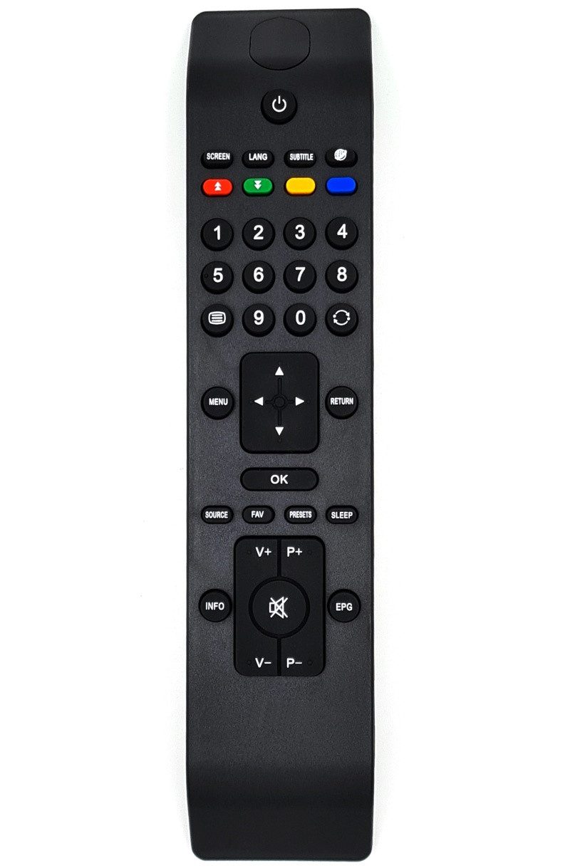 Alltro Ersatz Fernbedienung für Telefunken RC3902 TV Fernbedienung