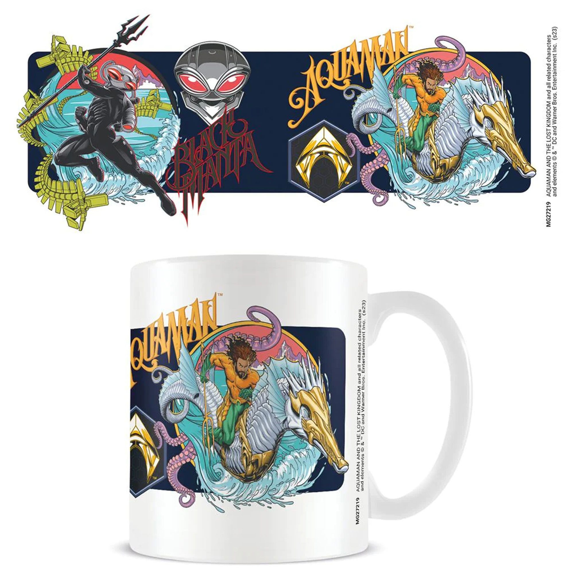 Tasse Aquaman - Lizenz Tassen - vs Black Manta