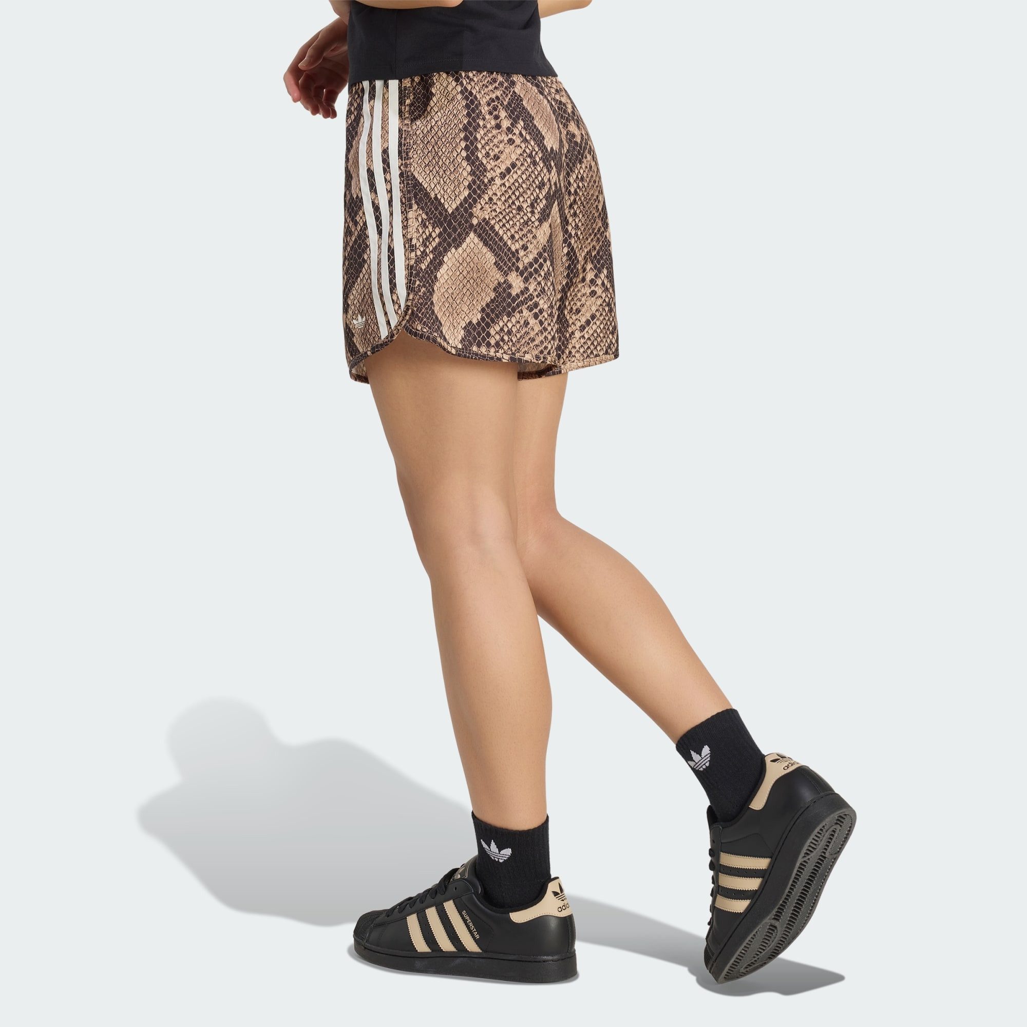 adidas Originals Shorts SATIN SHORTS, SCHLANGENPRINT (1-tlg)