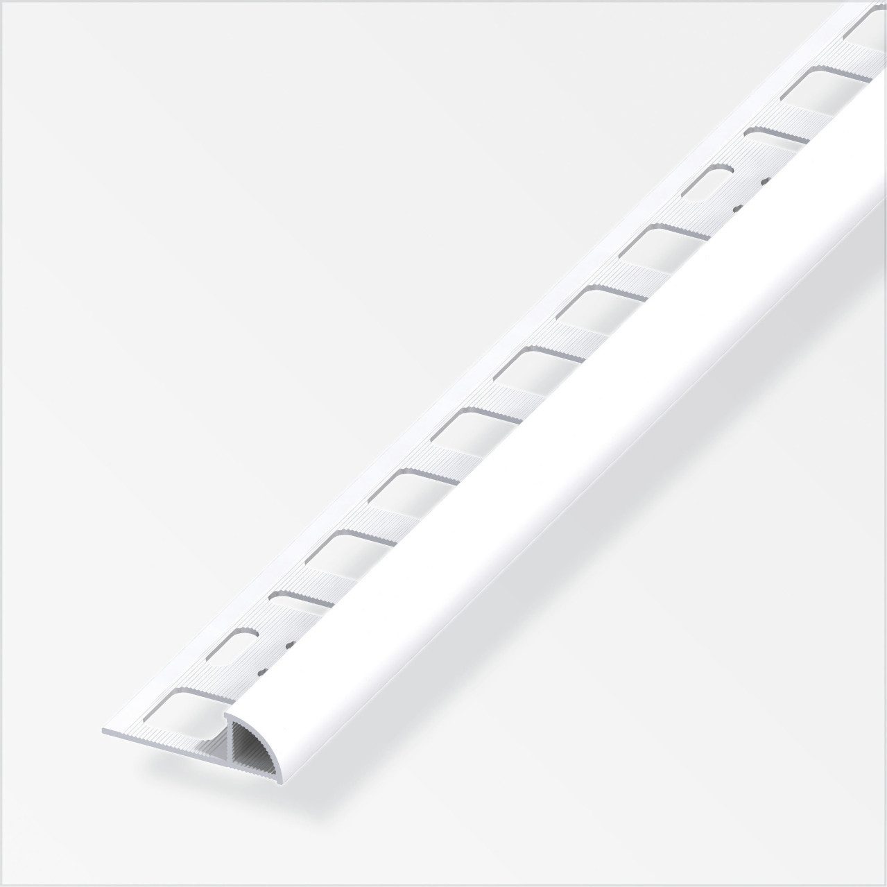 alfer Profil alfer Viertelkreisprofil PVC glatt brilliantweiß