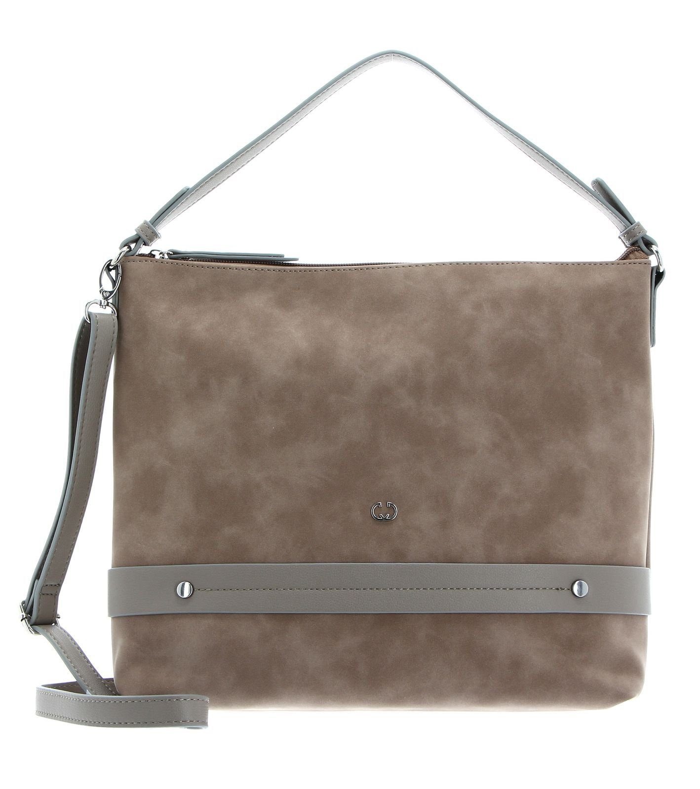 GERRY WEBER Schultertasche Crossfire Taupe