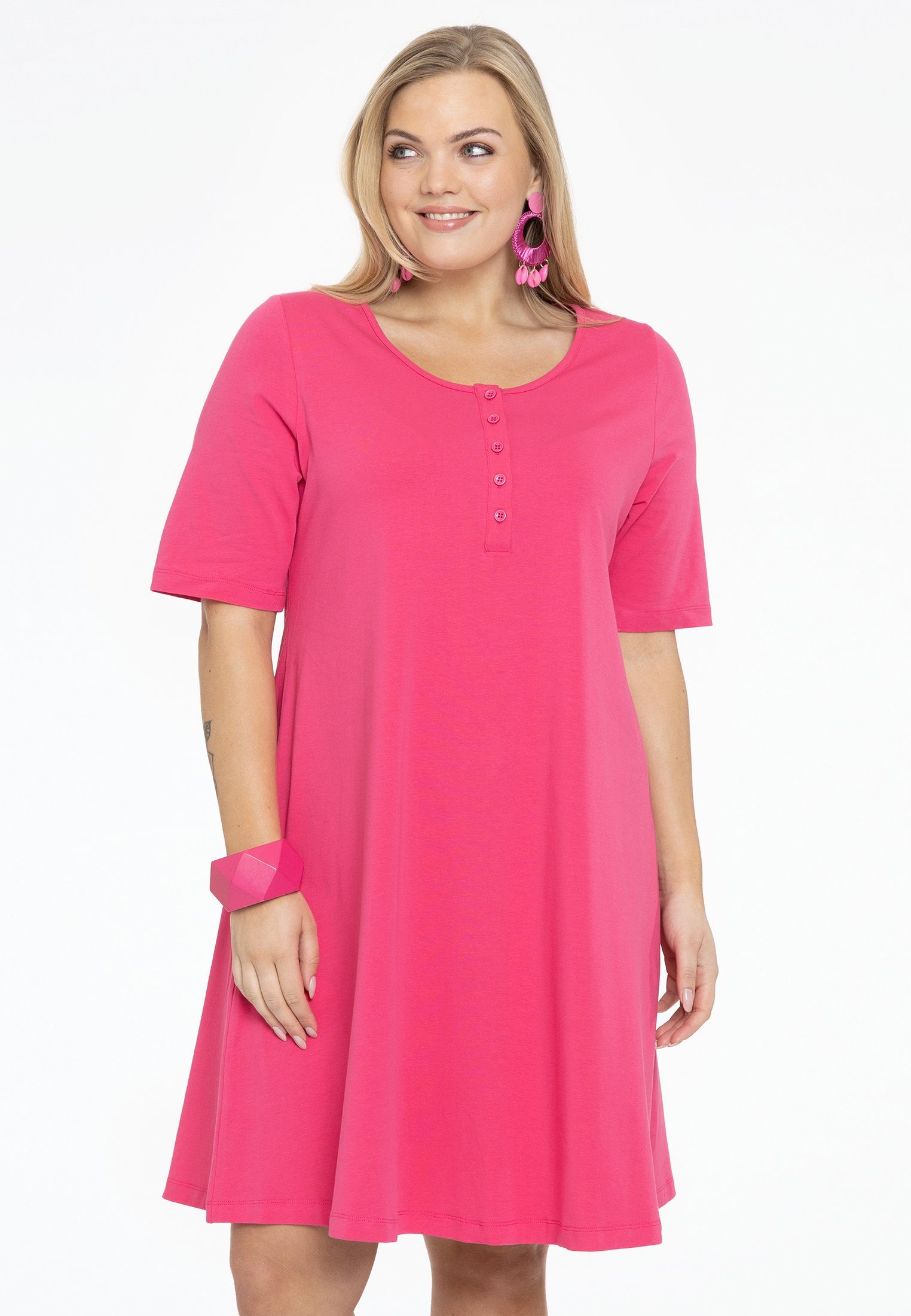 YOEK A-Linien-Kleid Damen Kleid Große Größen günstig online kaufen