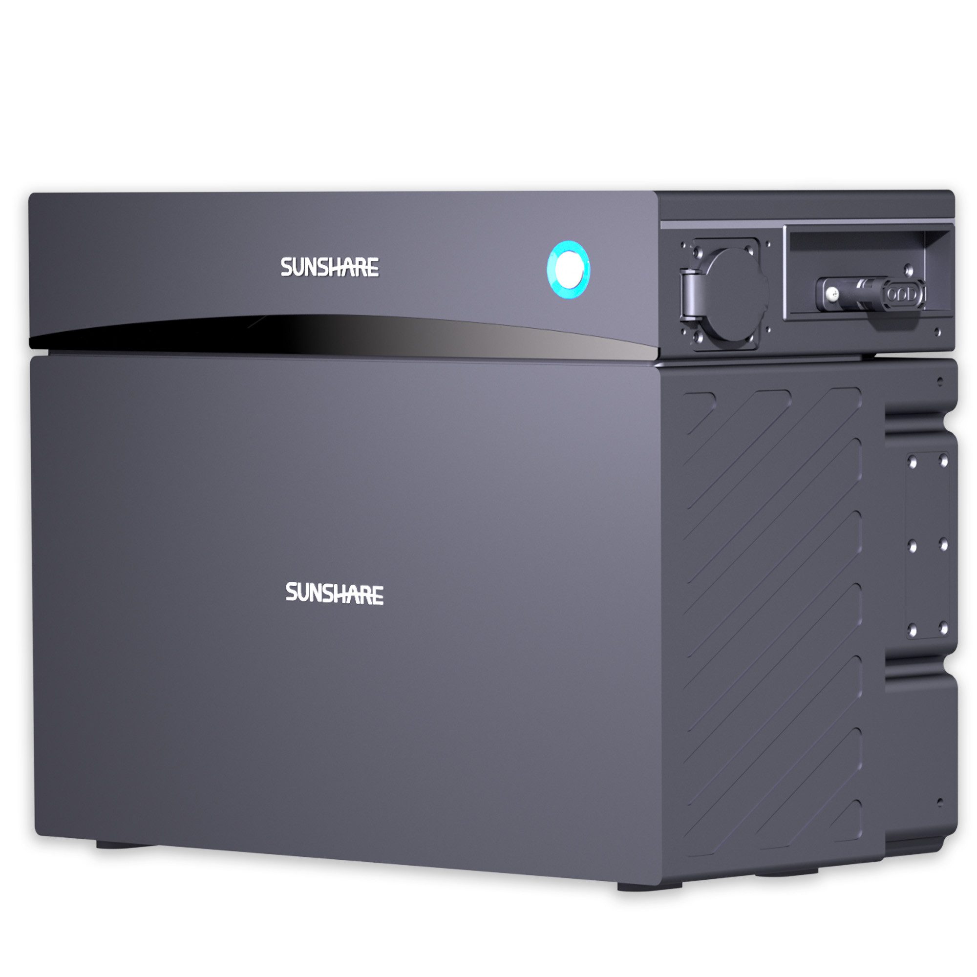 Sunshare Glory 4 kWh mit Hybrid-Wechselrichter und intelligentem AC-Laden Stromspeicher 314000 mAh (12,8 V), Bis 16,12 kWh modular erweiterbar, mit Netz- und Inselbetrieb