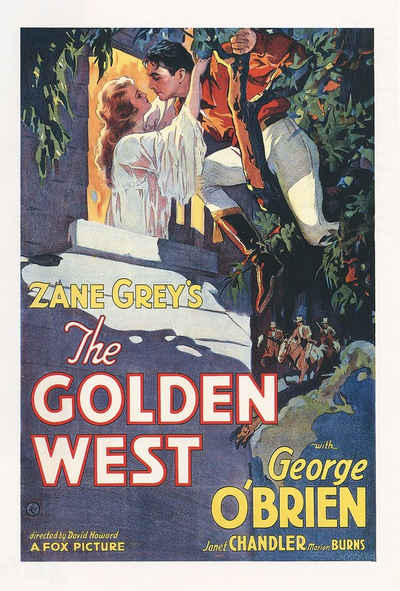 Kunstdruck Zane Greys The Golden West George OBrien Chandler Kunstdruck Werbung 5, (1 St)
