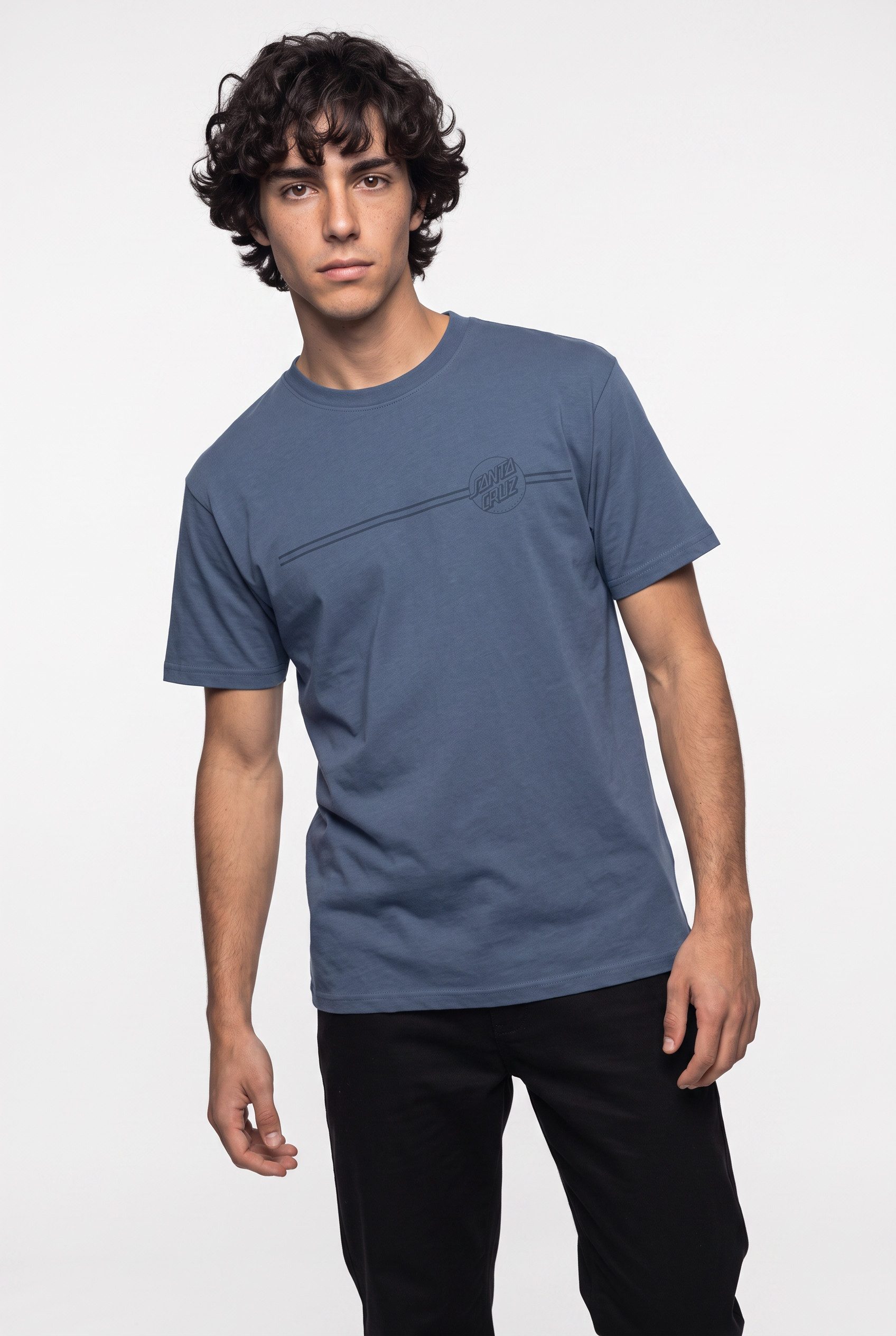 Santa Cruz T-Shirt TONAL OPUS DOT STRIPE T-SHIRT