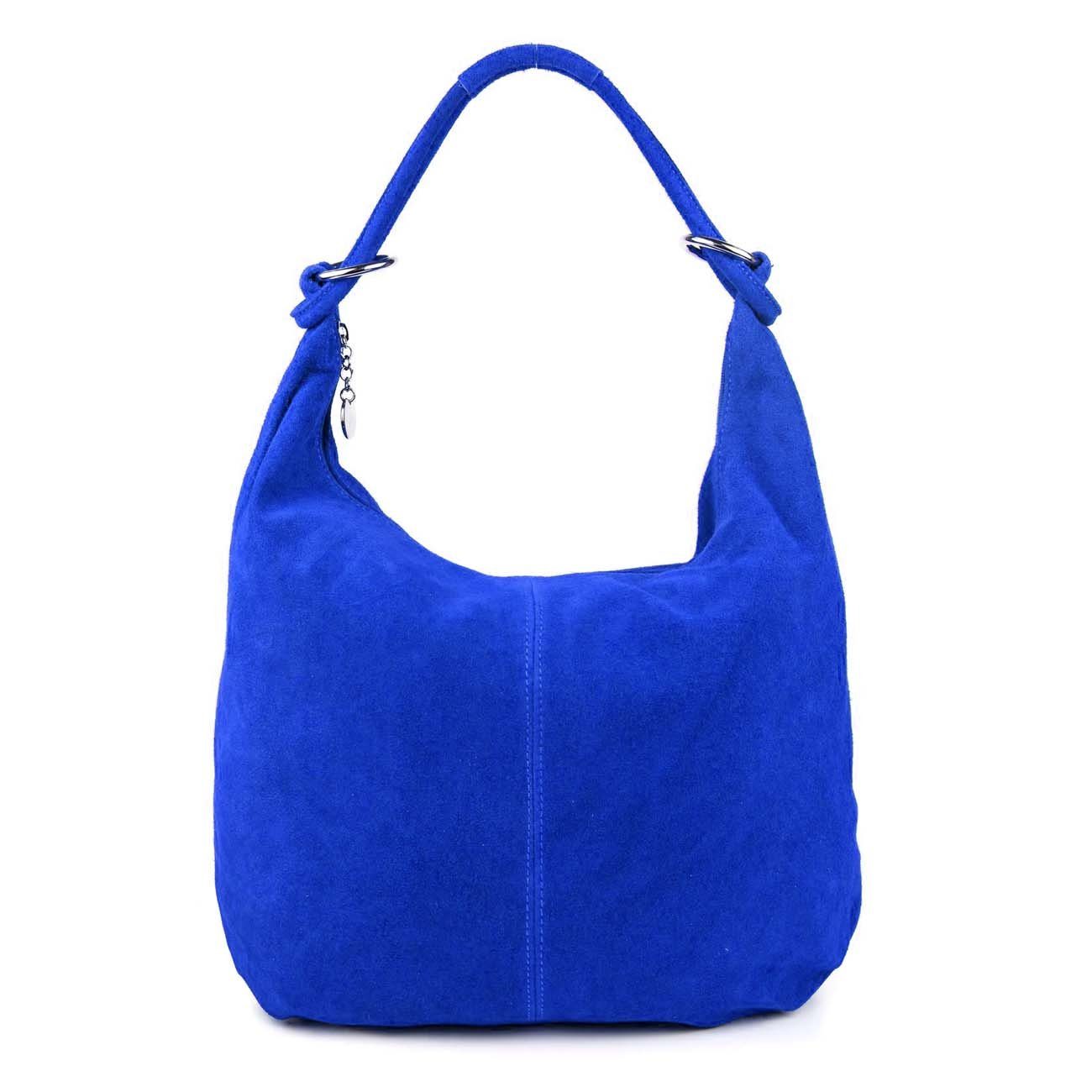 ITALYSHOP24 Schultertasche Made in Italy Damen Leder Tasche Schultertasche, ein Leichtgewicht, als Handtasche, Henkeltasche tragbar