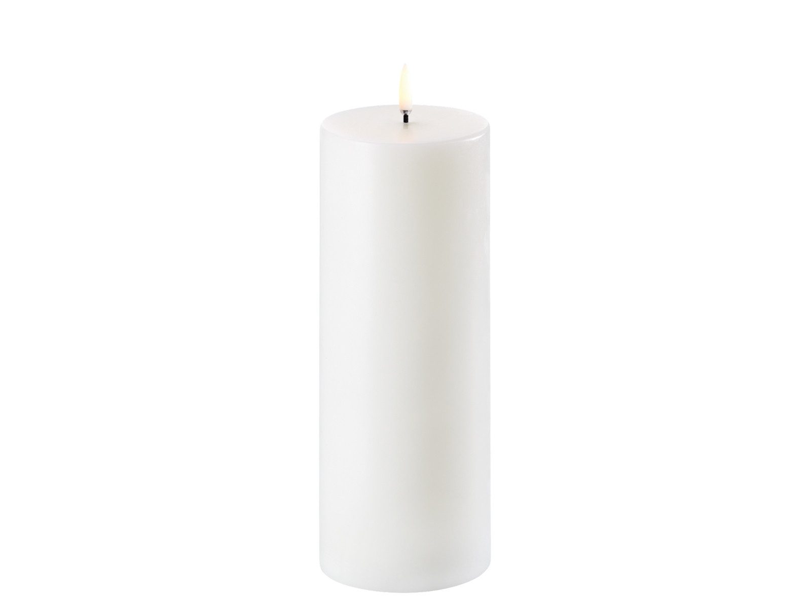 LED-Kerze Pillar LED-Kerze Smooth nordic white 20cm