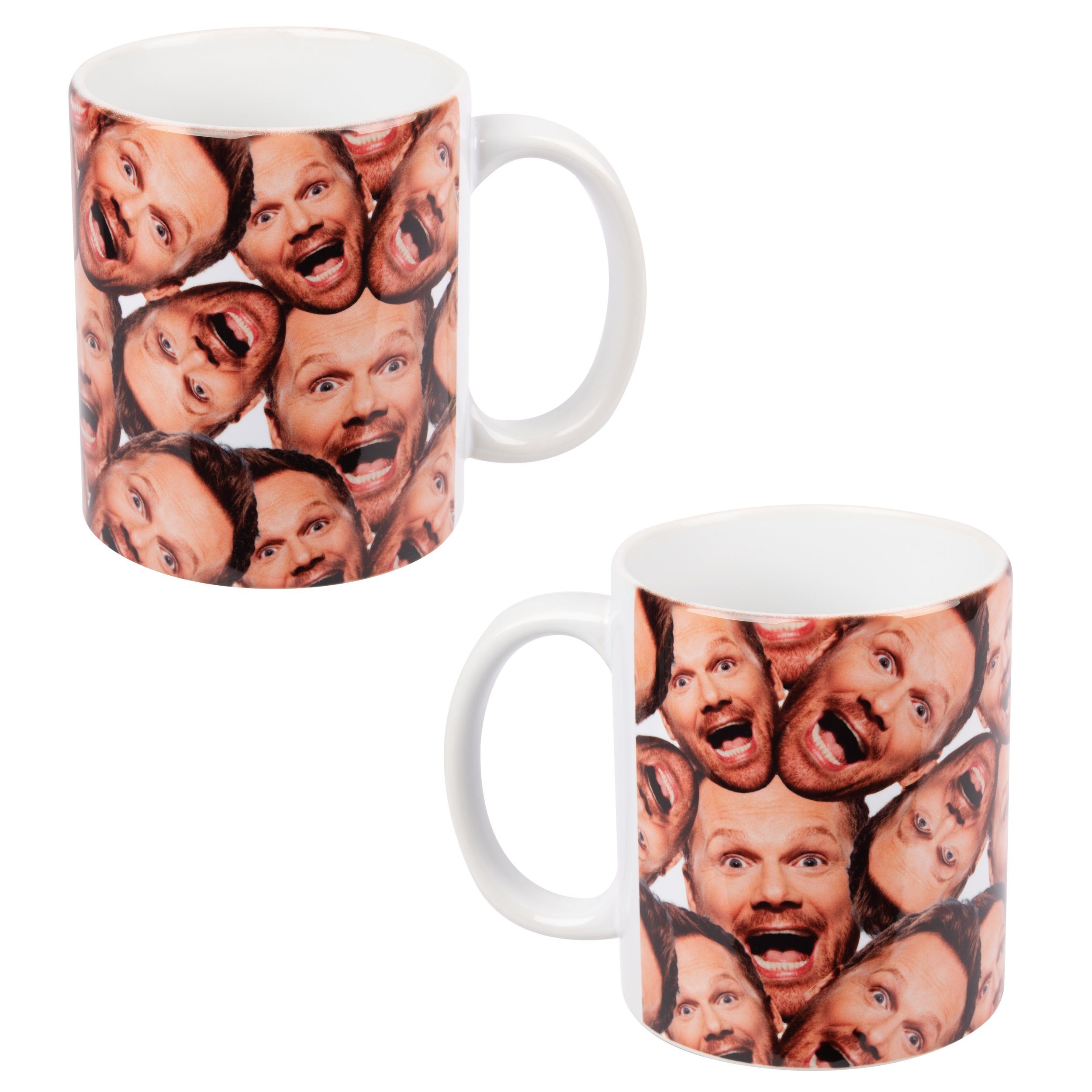 Tasse Ralf Schmitz Tasse - Allover Print Kaffeetasse aus Keramik 320 ml