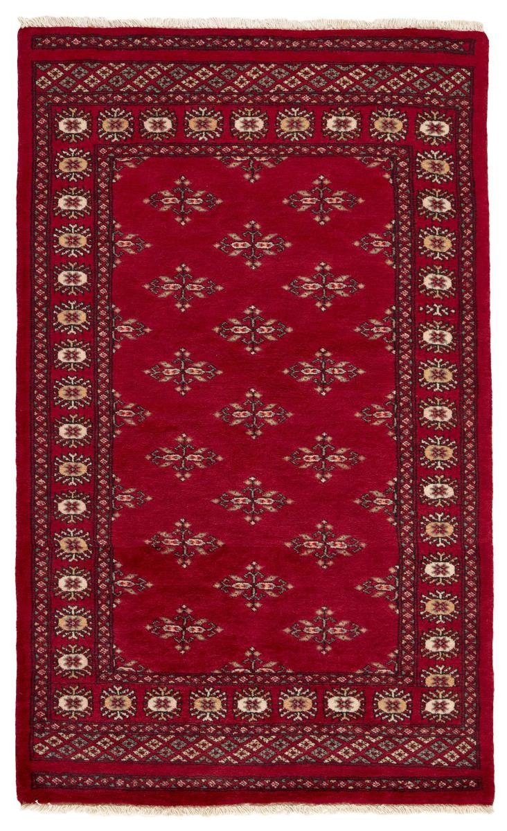 Orientteppich Pakistan Buchara 3ply 93x154 Handgeknüpfter Orientteppich, Nain Trading, rechteckig, Höhe: 8 mm