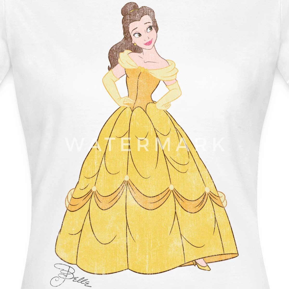 Spreadshirt T-Shirt Belle Motiv Im Vintage Look Frauen T-Shirt (1-tlg) günstig online kaufen