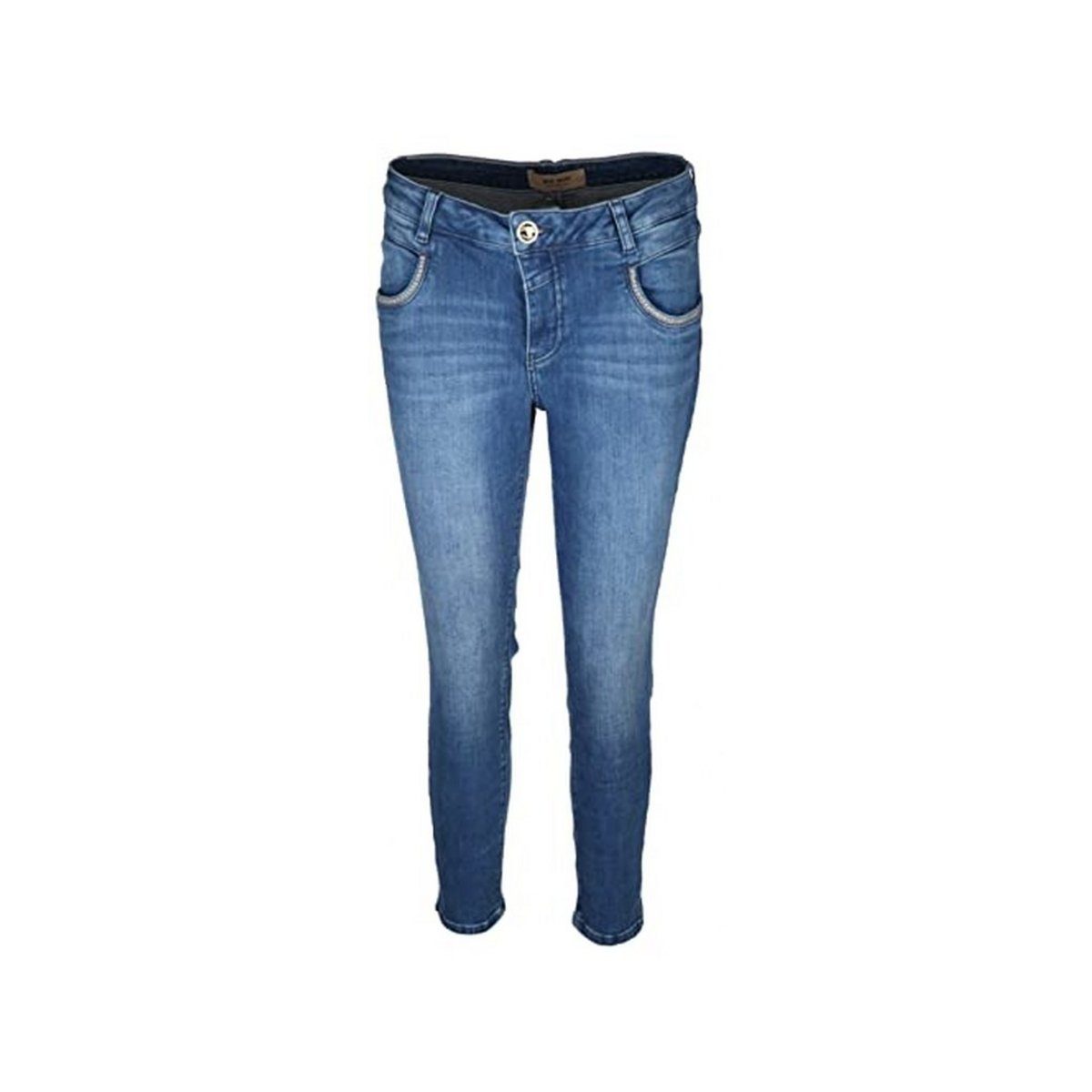 Mos Mosh 5-Pocket-Jeans uni (1-tlg)