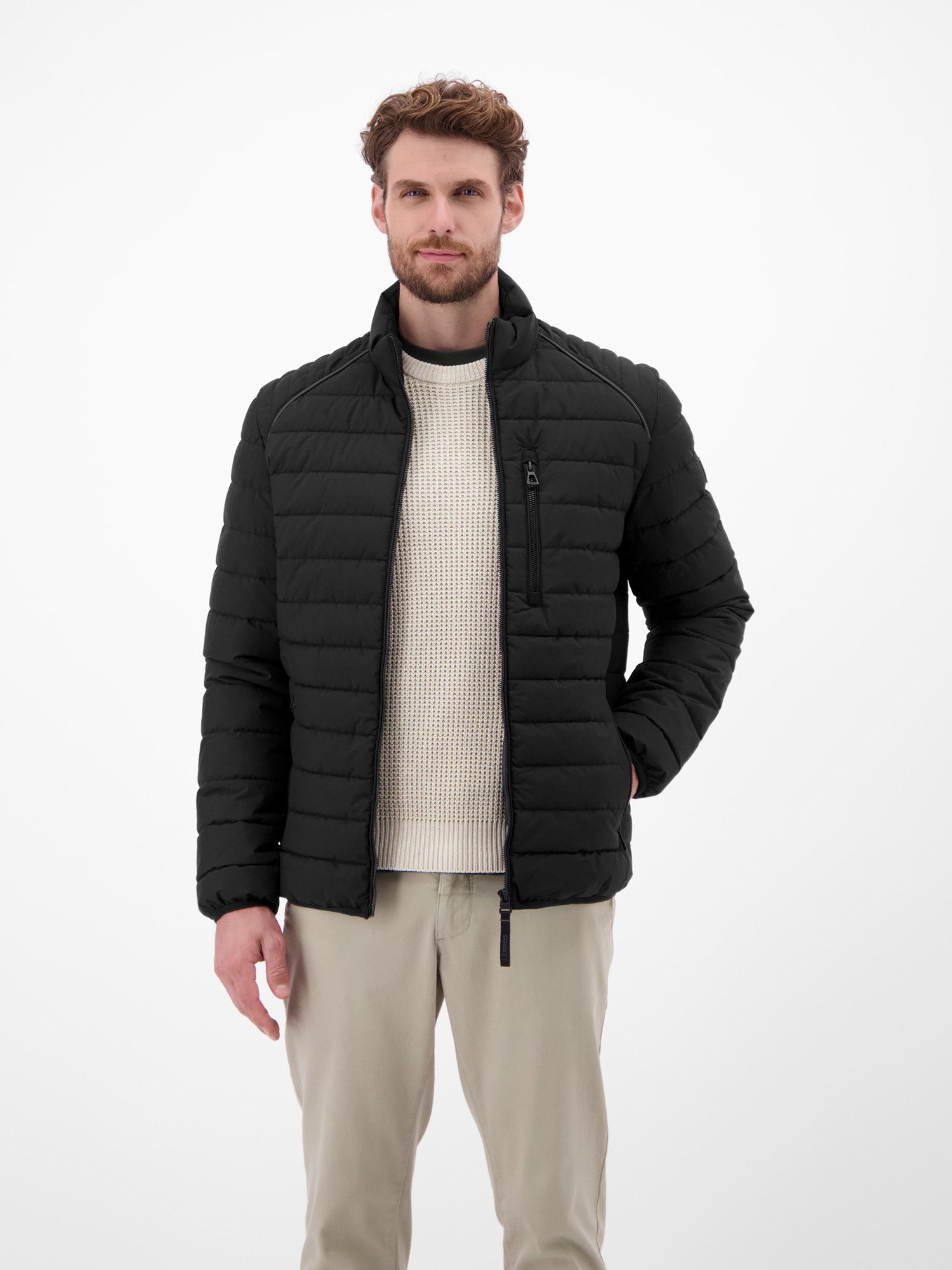 LERROS Steppjacke Light-Weight Herren Steppjacke Wasserabweisend, atmungsaktiv, Brust- und Seitentaschen, unifarben