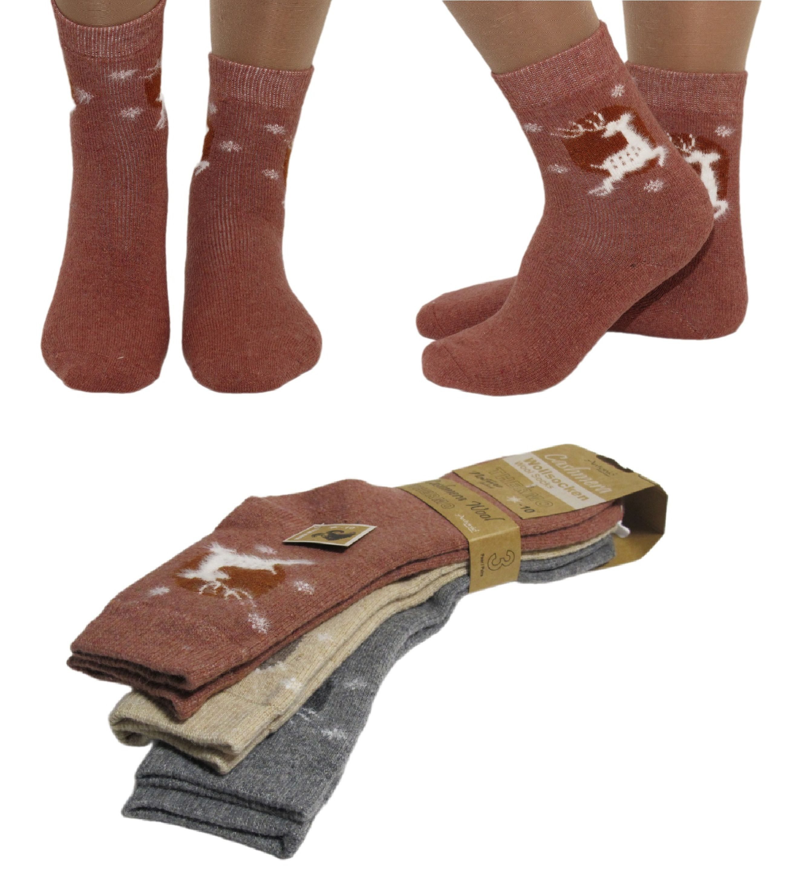 Antonio Thermosocken 3 Paar Wollsocken Socken günstig online kaufen