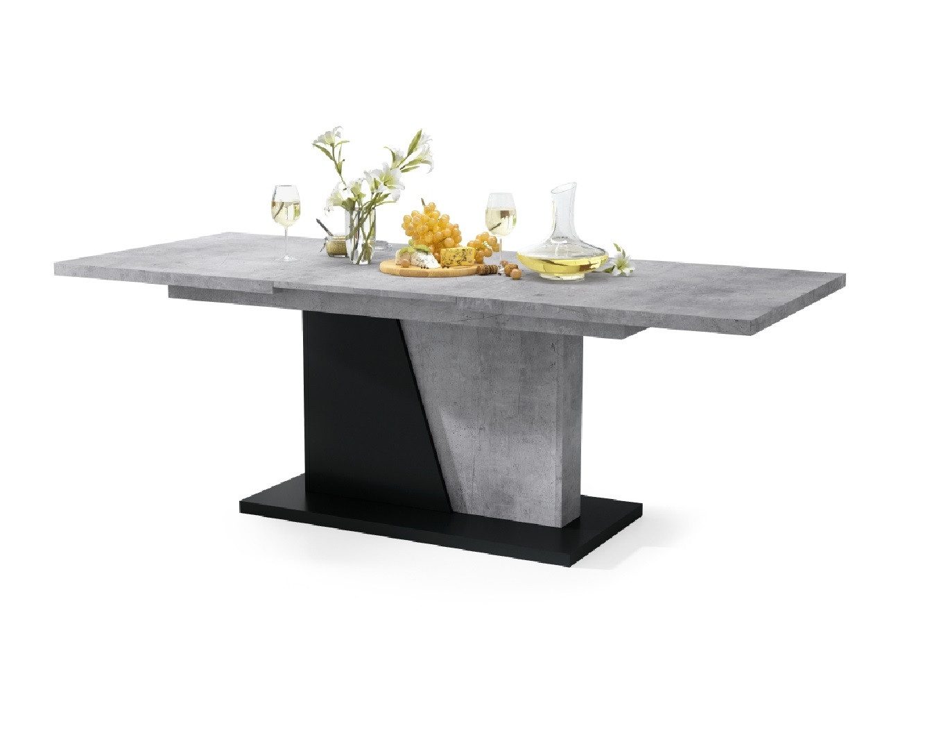 Mazzoni Esstisch Design Noble Noir Tisch ausziehbar 160 bis 218 cm günstig online kaufen