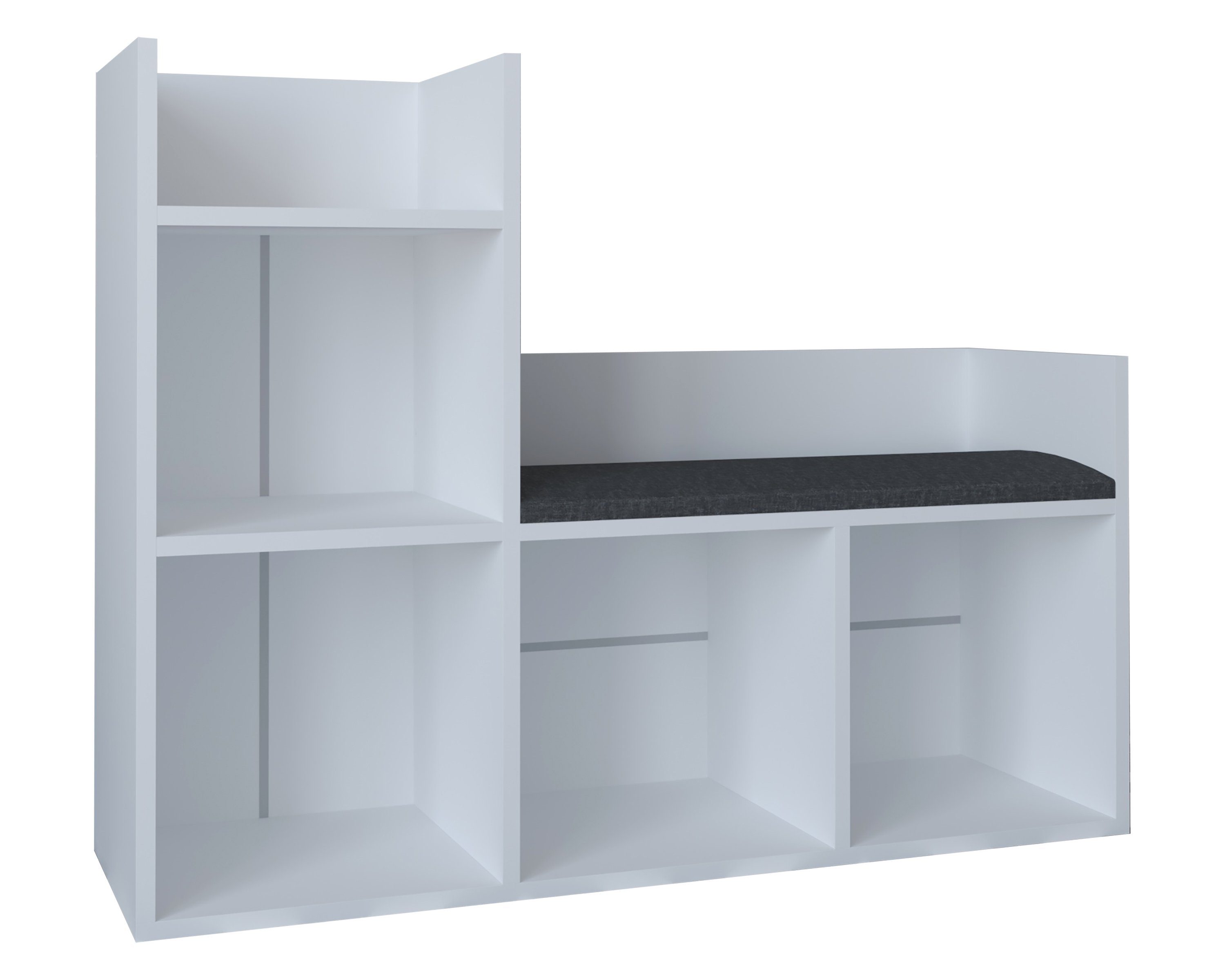 VCM Garderobenschrank Holz Schuhregal Sitzbank Dielenmöbel günstig online kaufen