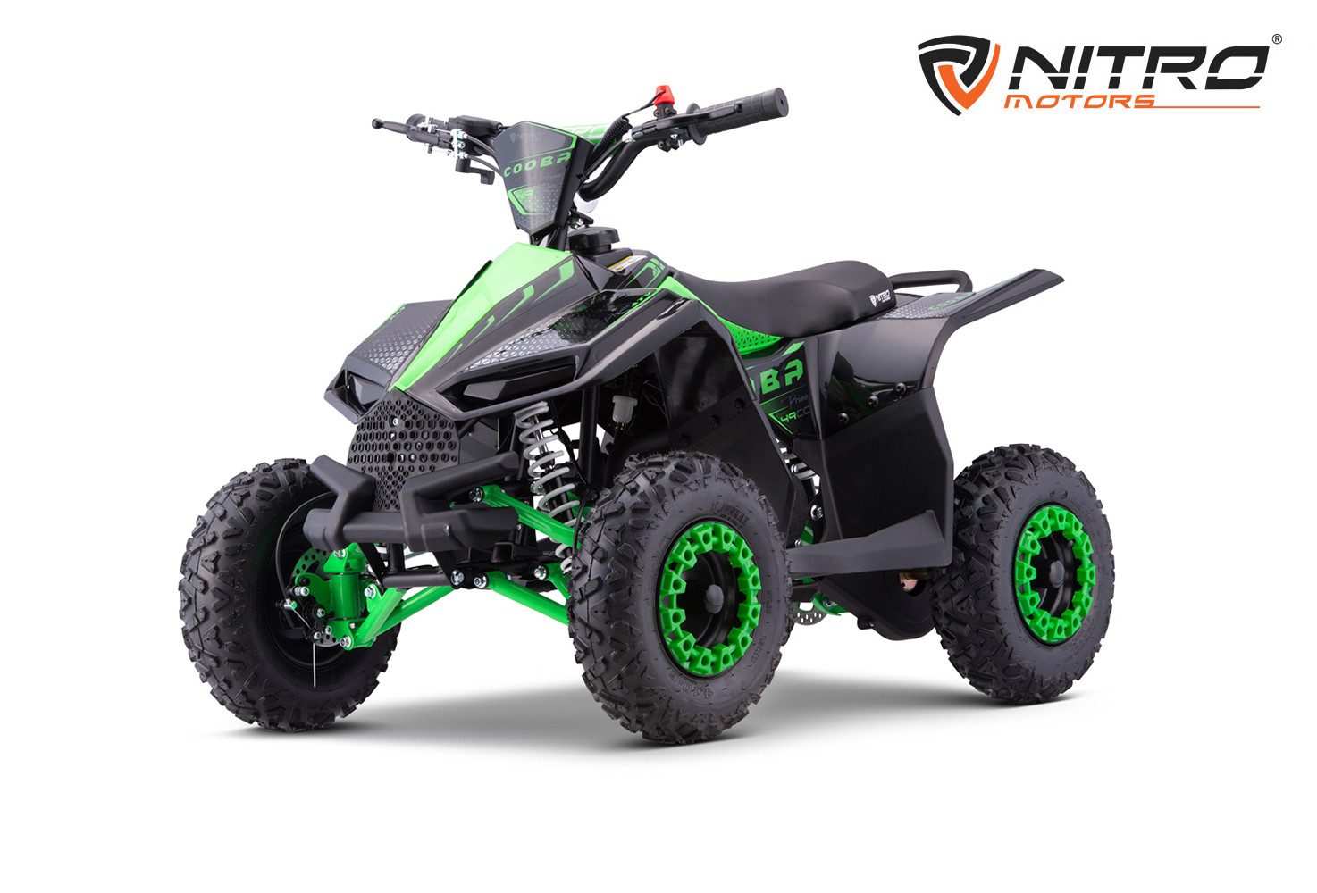 Nitro Motors Quad 49cc mini Kinder Quad Cooba PRM 6" Atv Pocketquad, 49,00 ccm, 40 km/h, Euro 0, Daumengas drosselbar