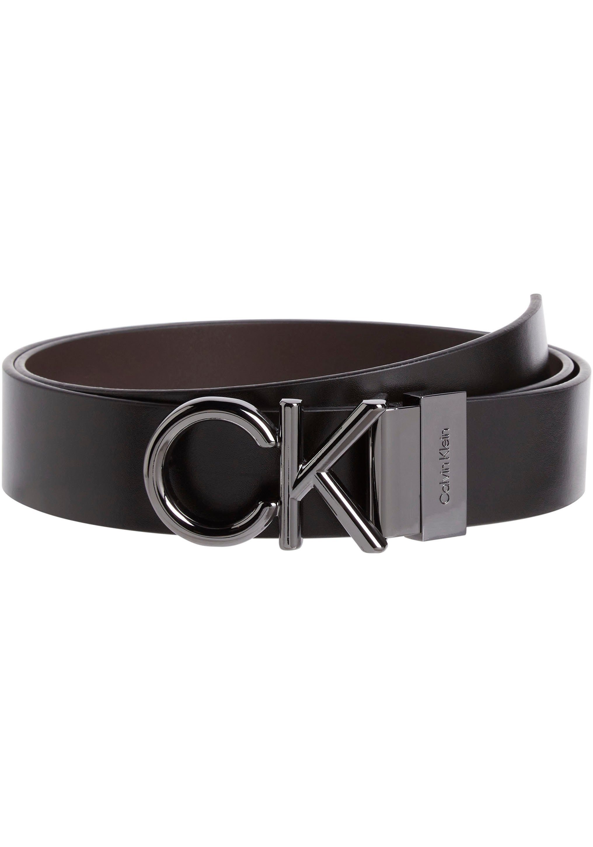 Calvin Klein Ledergürtel GS 2 BUCKLES 1 STRAP BELT SET (Set, 3er) mit  Logoprägung