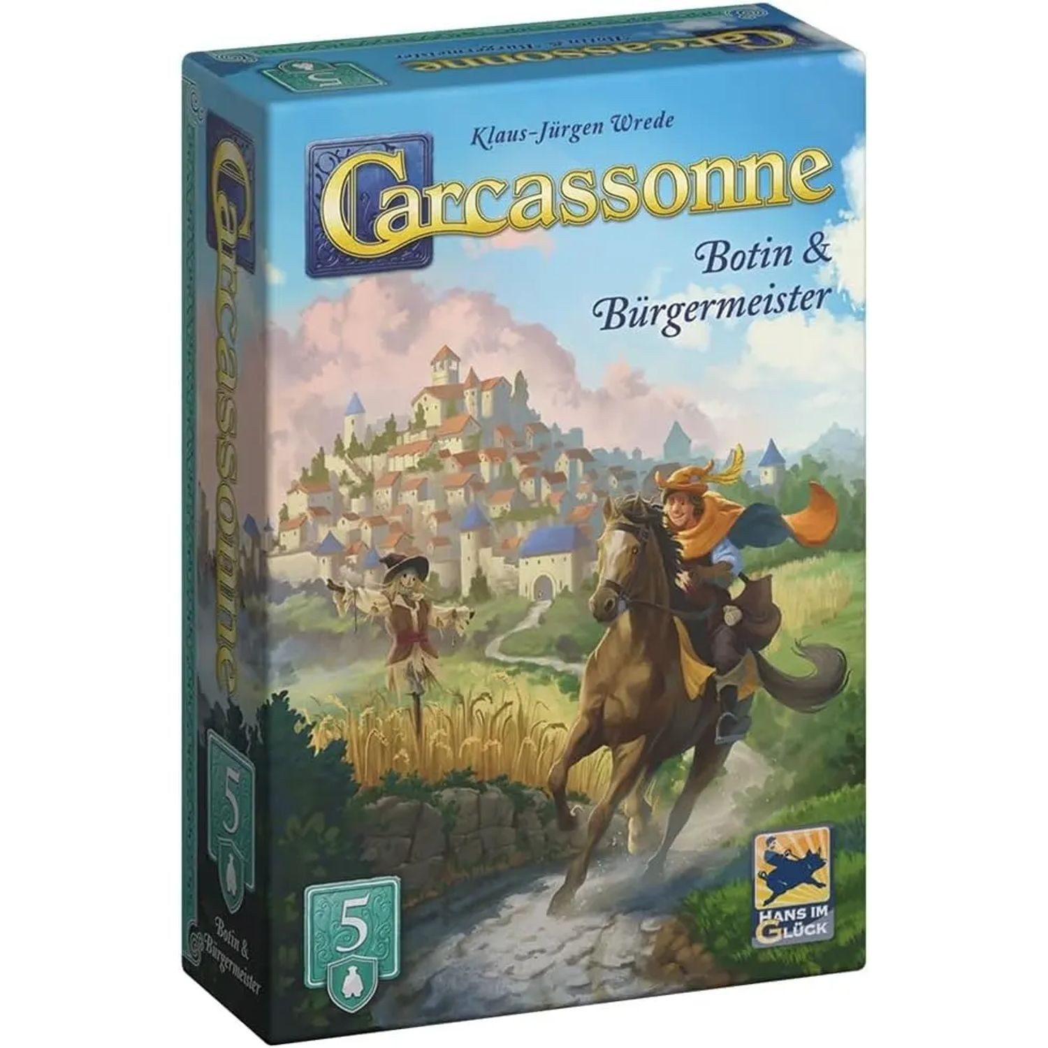 Hans im Glück Spiel Carcassonne - Botin & Bürgermeister