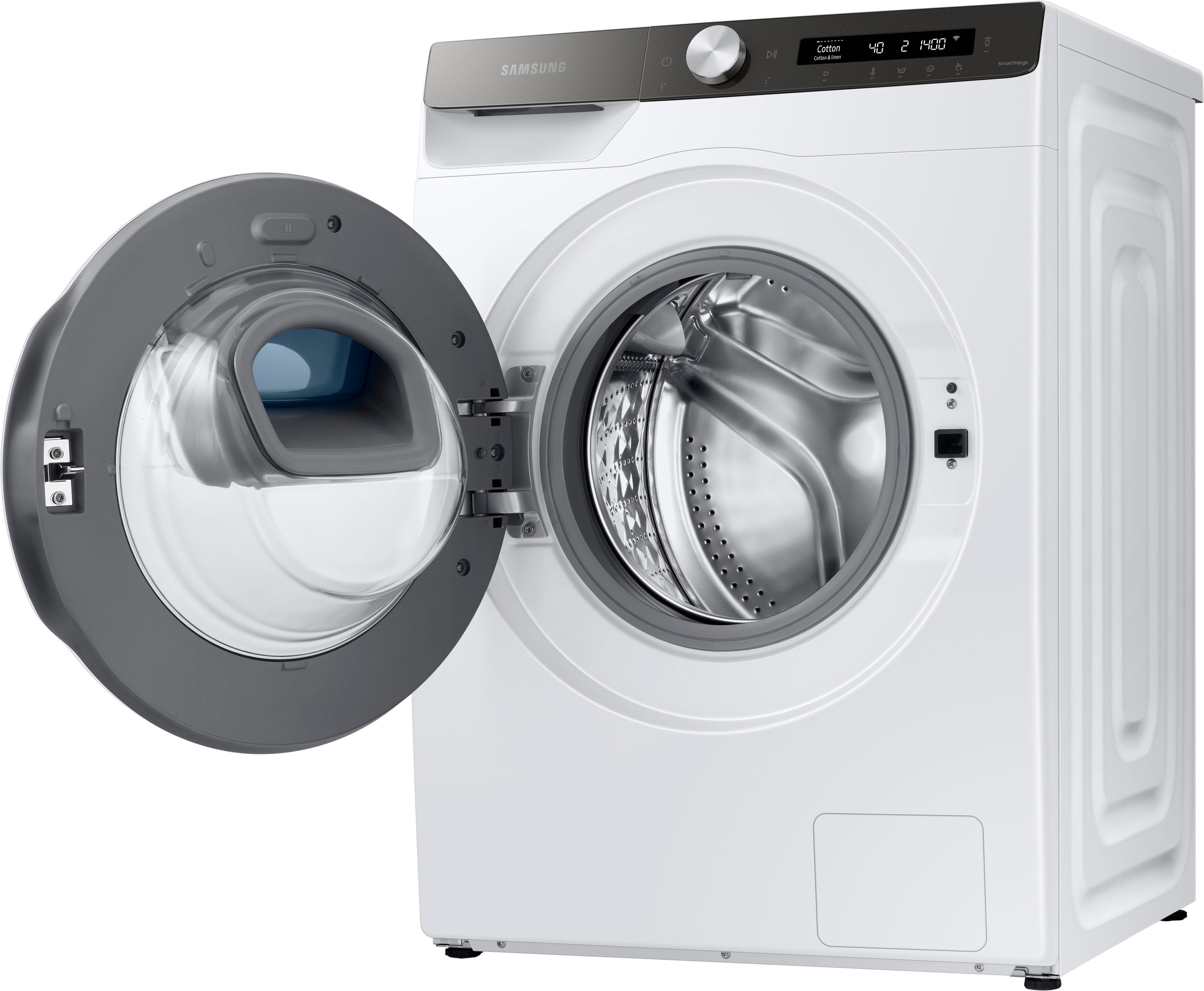 kg, Samsung WW90T554ATT, Waschmaschine U/min 9 1400