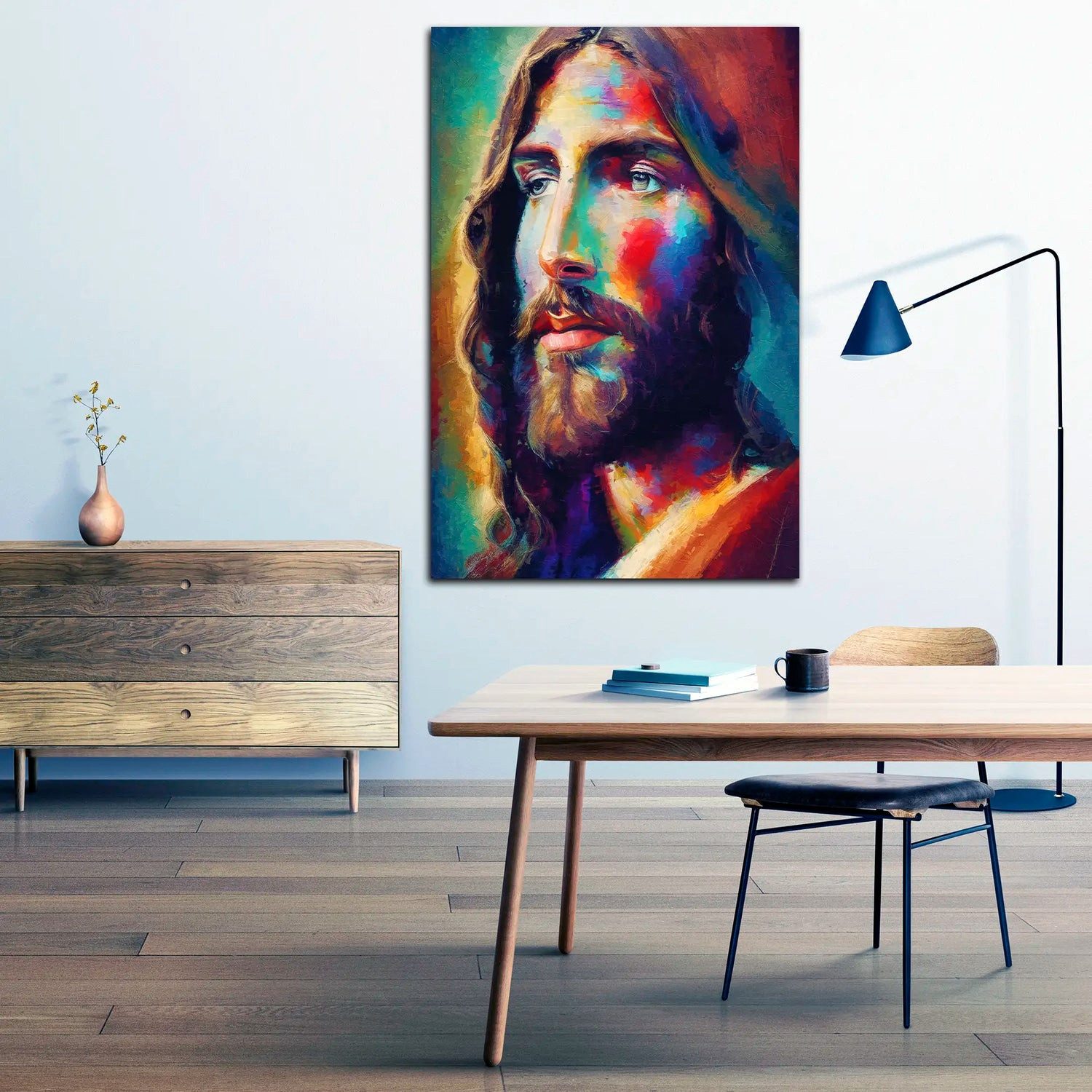 Artedinoi Leinwandbild Jesus Paint Style abstrakt günstig online kaufen