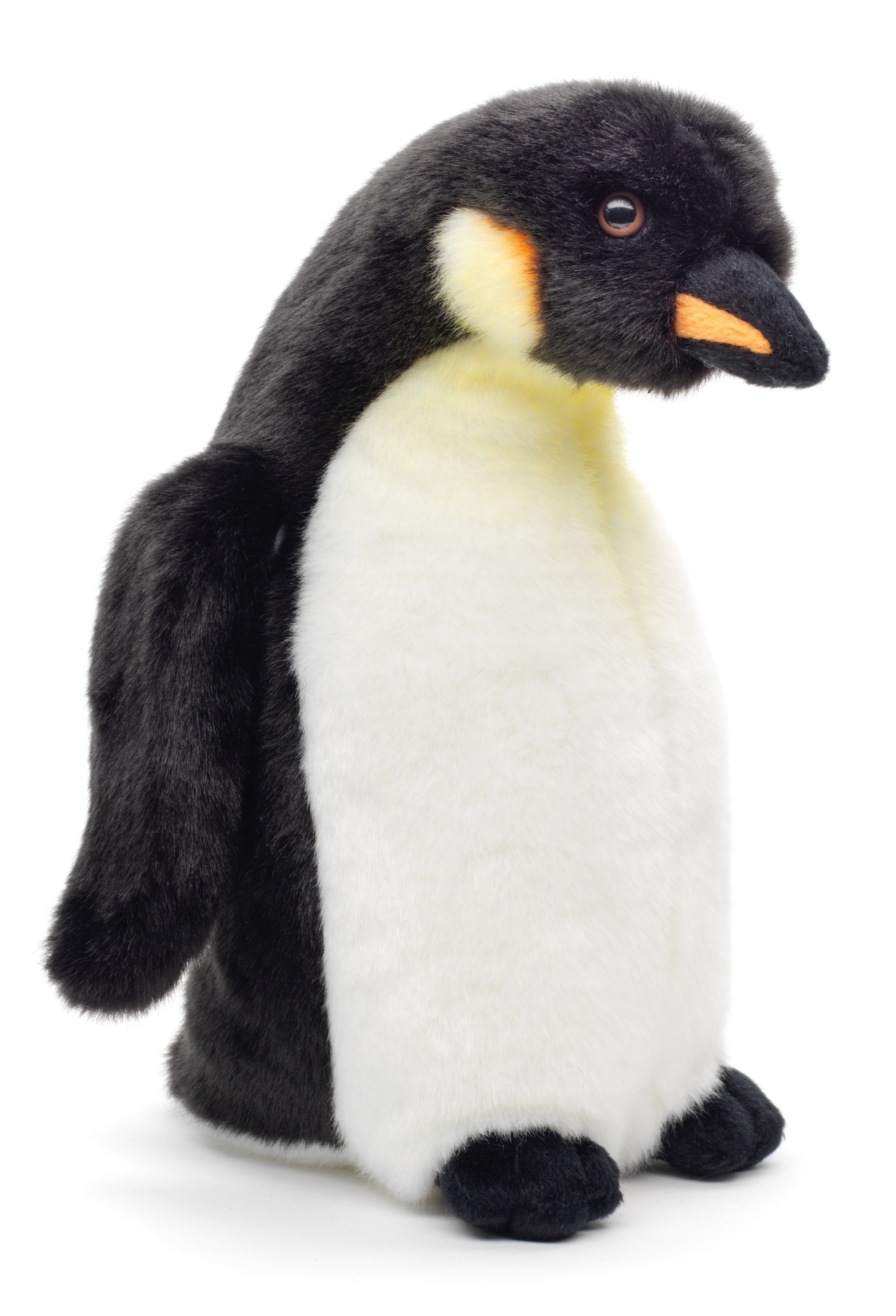 Pinguin recyceltes - zu Plüschtier, Kuscheltier - 100 % Füllmaterial 27 Plüsch-Vogel, Kaiserpinguin Uni-Toys - (Höhe) cm