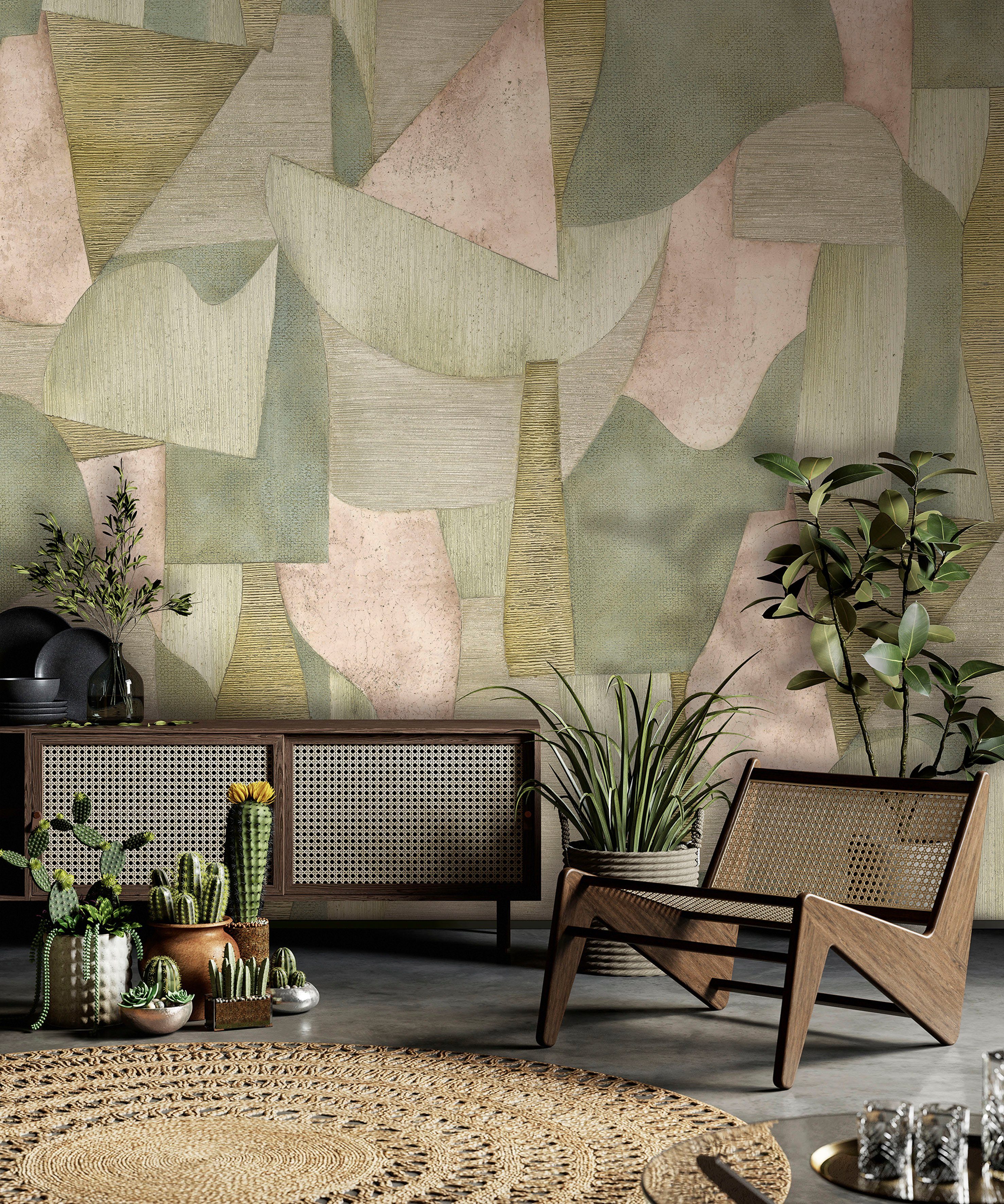 Marburg Fototapete Ela, glatt, matt, moderne Tapete für Wohnzimmer Schlafzimmer Küche