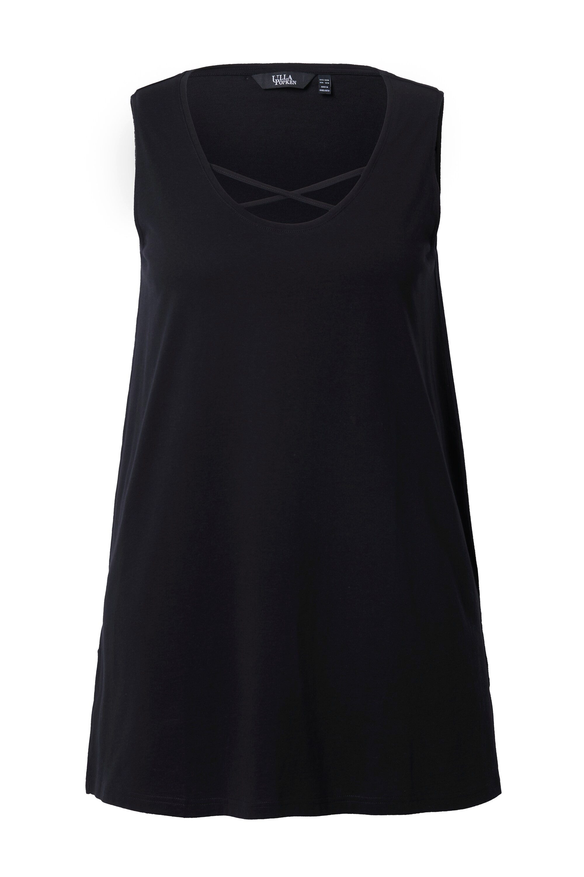 Ulla Popken Longtop Longtop Zierbänder A-Linie günstig online kaufen