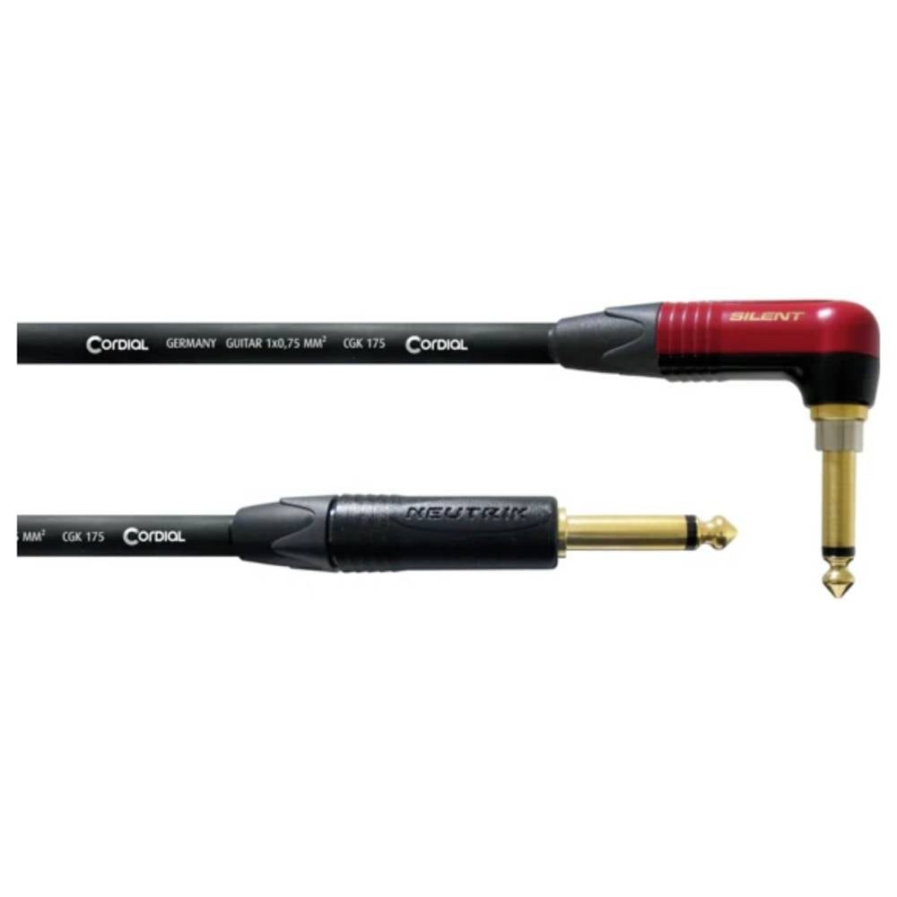 6.0 m, NEUTRIK Winkelklinke 6.3 mm mono SILEN Audio- & Video-Kabel