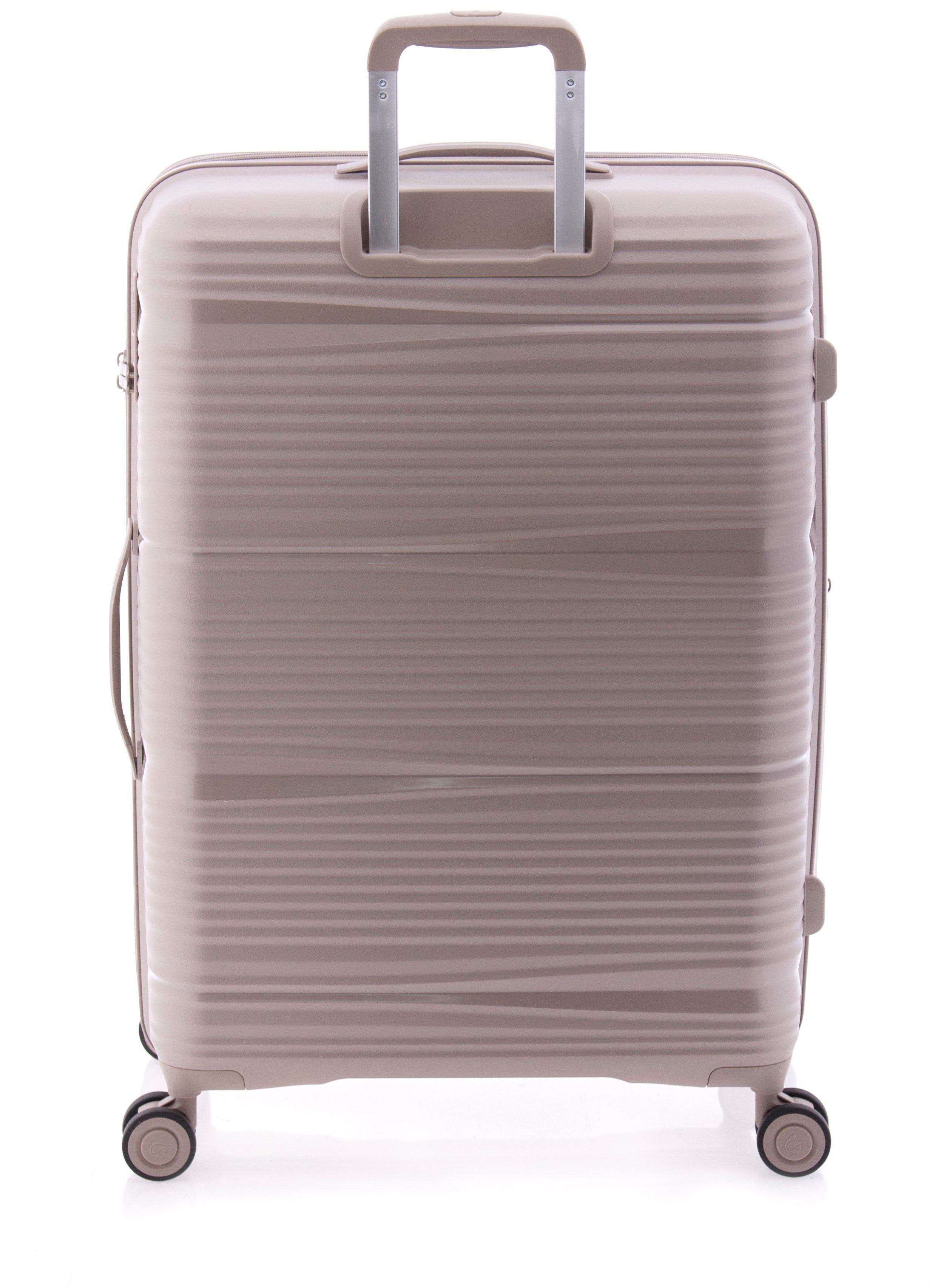 GLADIATOR Hartschalen-Trolley Koffer XL - 76 cm, 4 Rollen, TSA, Dehnfalte, div. Farben