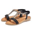 Vivance Sommerschuh Sandale Sandalette, Sommerschuh mit geflochtenen Riemchen und weichem Fußbett