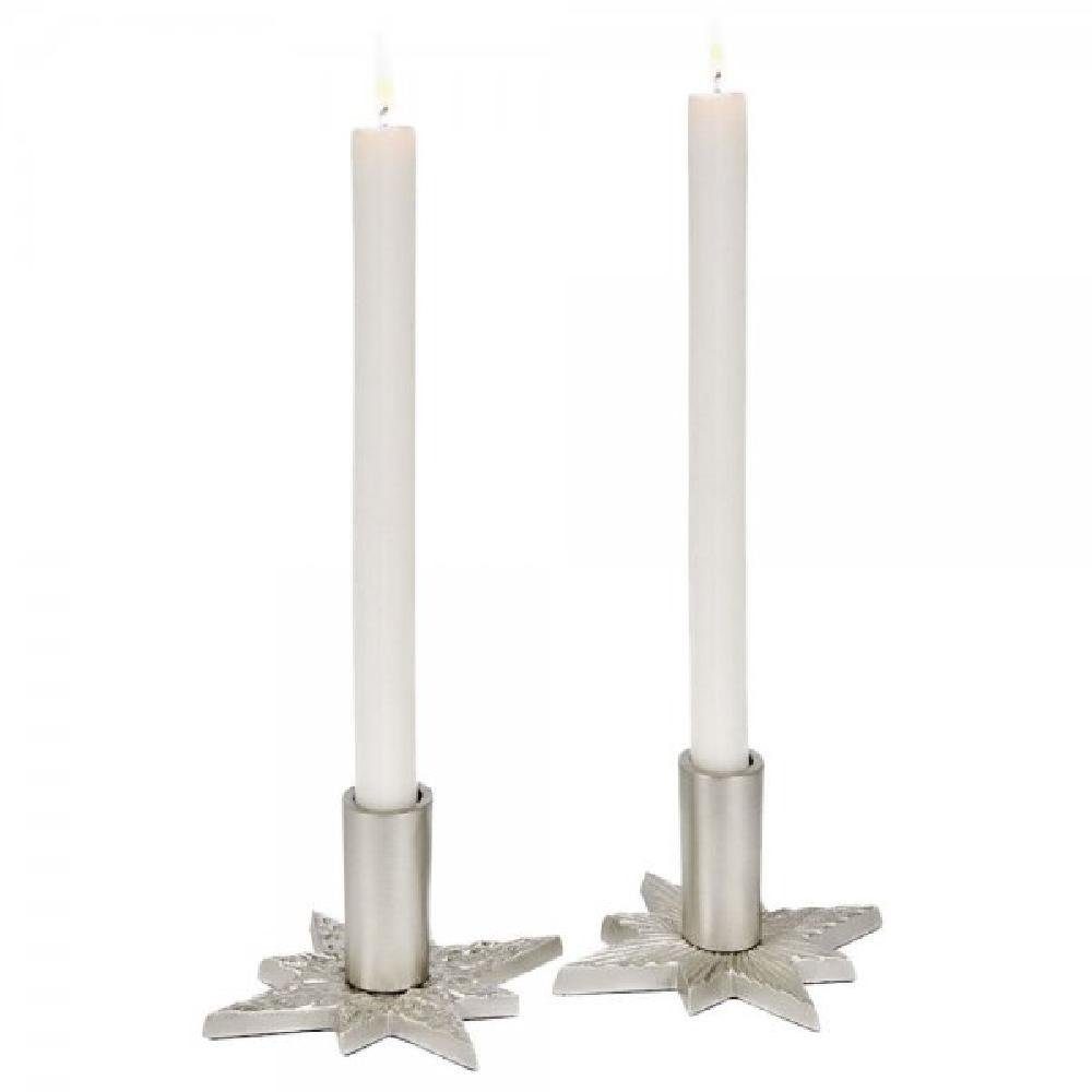 Lambert Kerzenhalter Kerzenhalter Set Merope Aluminium Silber (2-teilig)