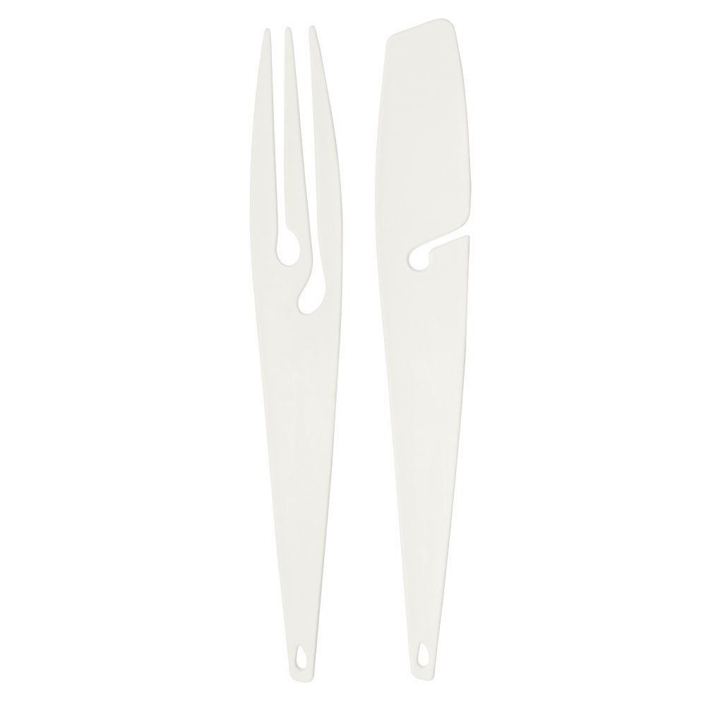 KOZIOL Kochbesteck-Set Shadow Kunststoff Weiß - 3097525