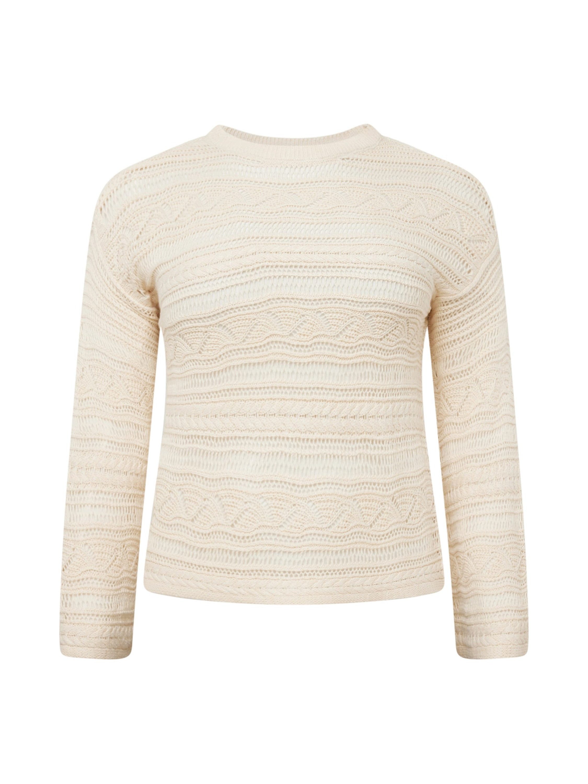 Vero Moda Curve Вязаные свитера CLAMAR (1-tlg) Lochmuster