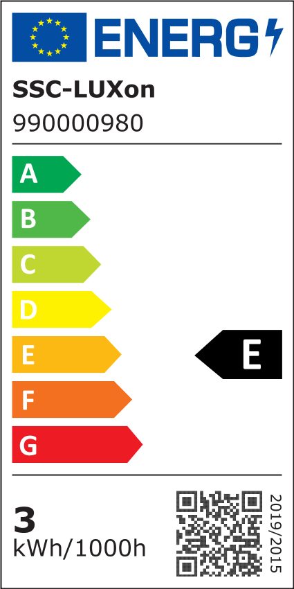 Energieeffizienzklasse: 
