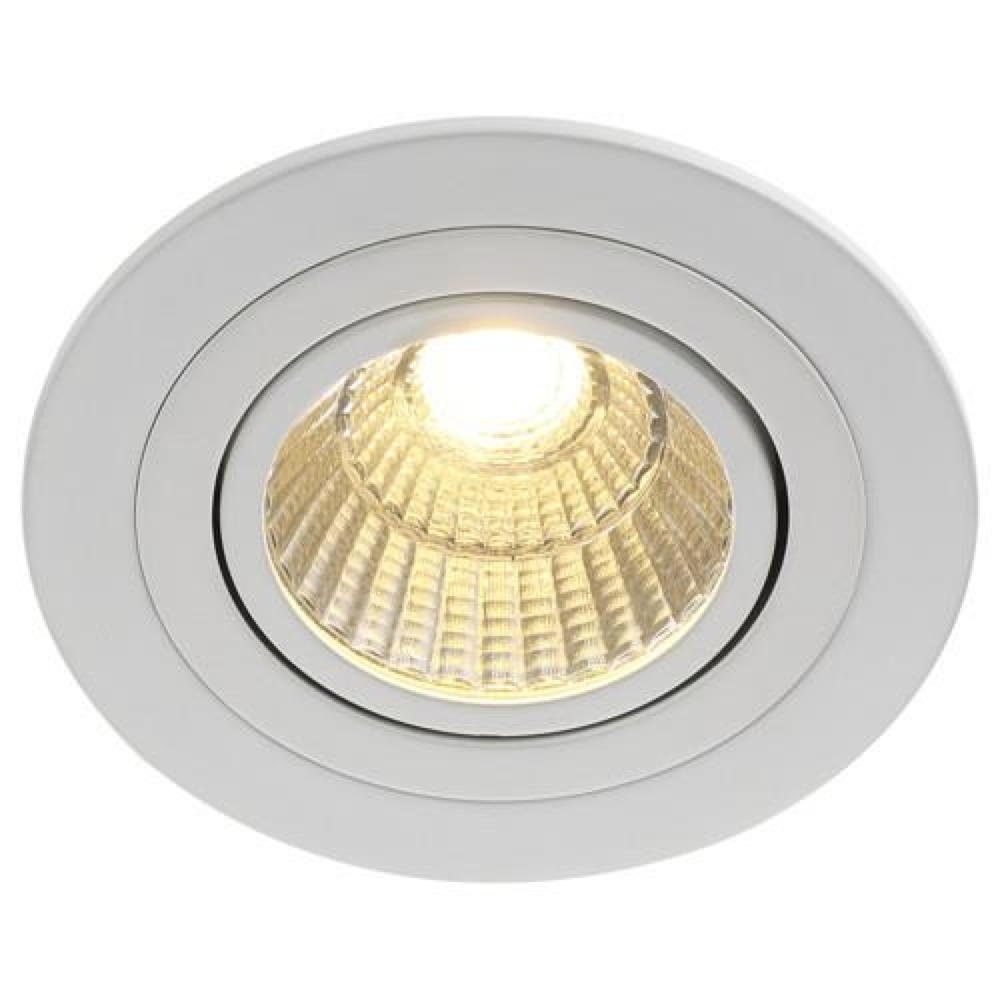 click-licht LED Einbauleuchte Dezenter LED Einbaustrahler Loke in weiß, keine Angabe, Leuchtmittel enthalten: Ja, fest verbaut, LED, warmweiss, Einbaustrahler, Einbauleuchte