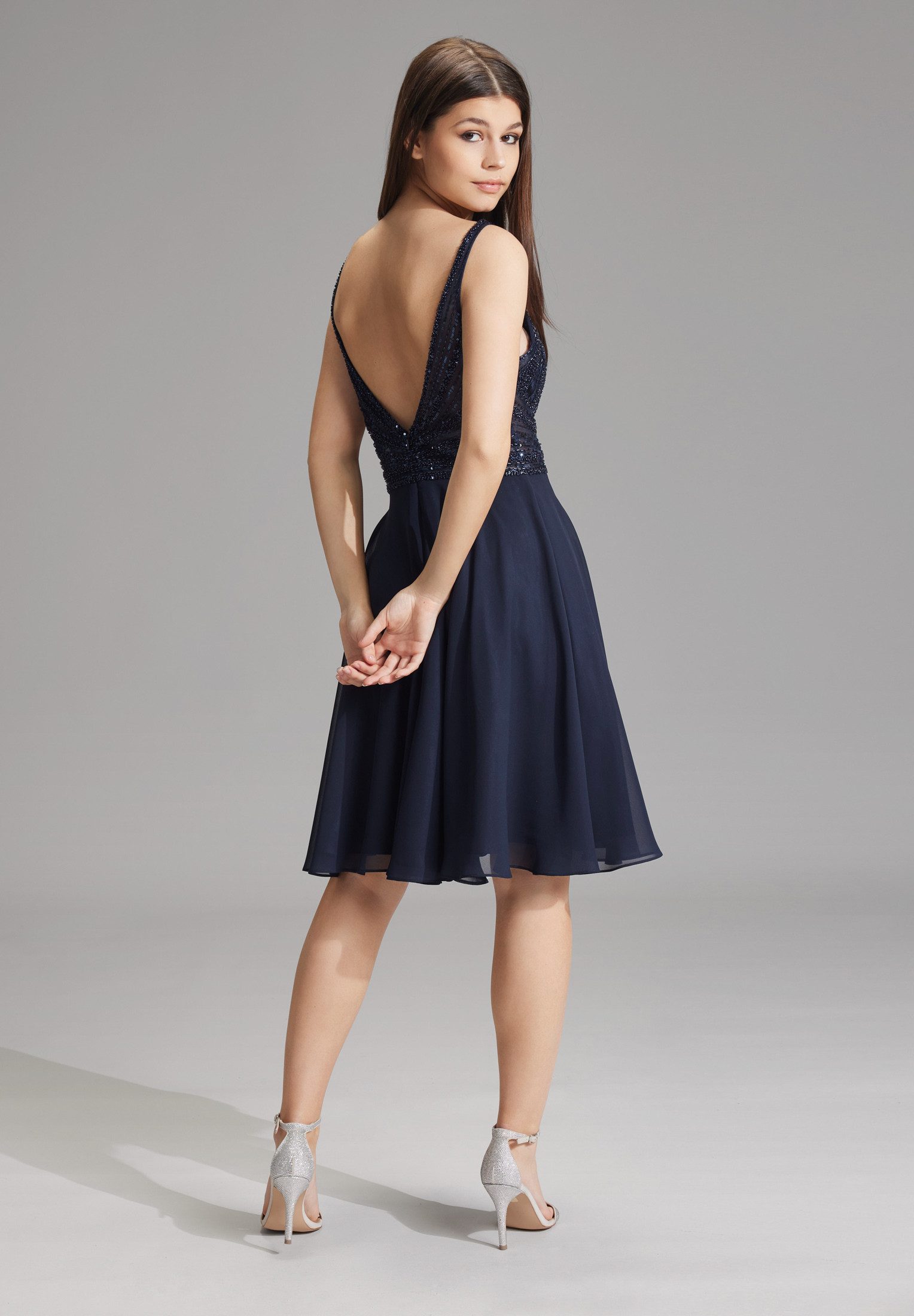 Hey Kyla Cocktailkleid - Cocktailkleid mit tonaler Stickerei
