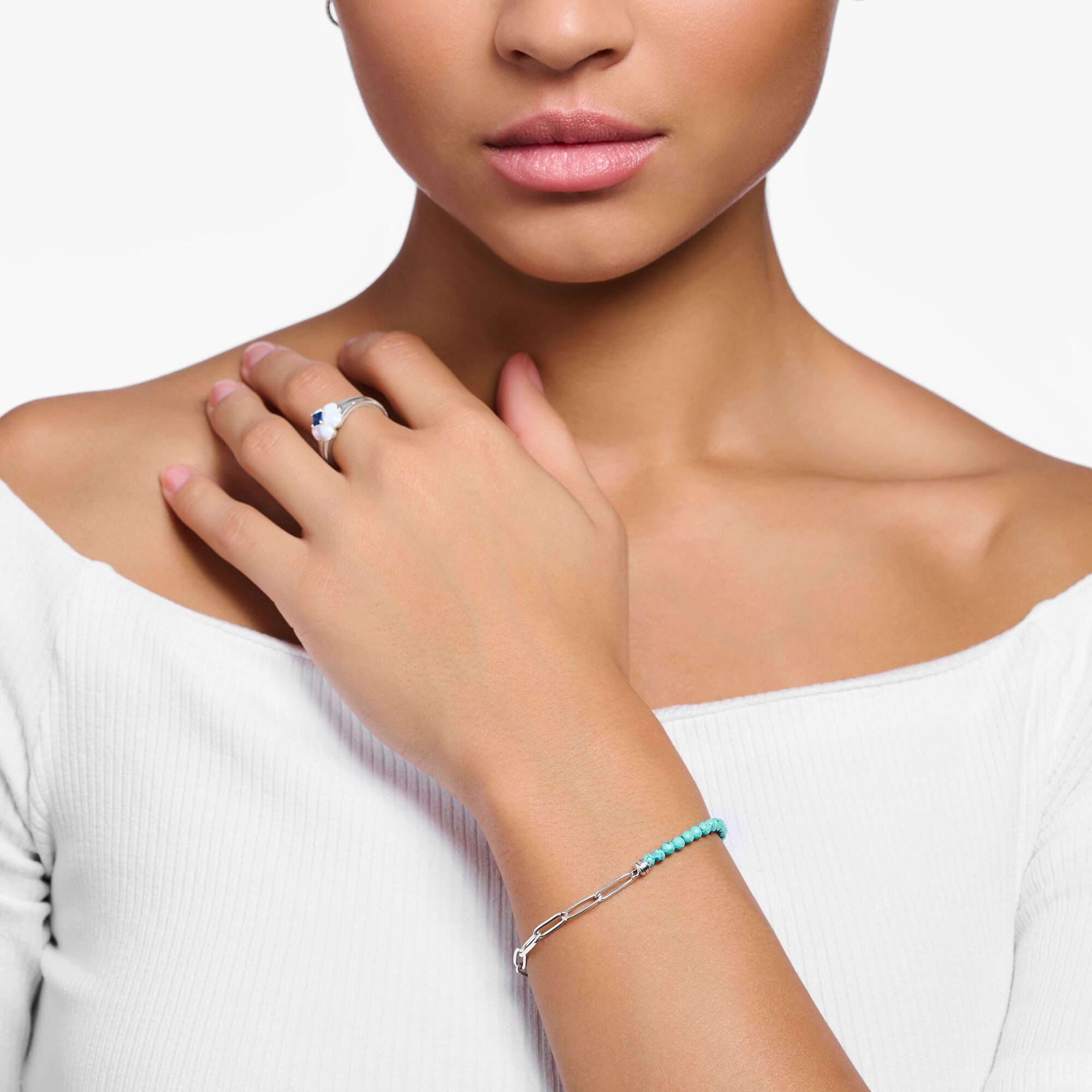 THOMAS SABO Charm-Armband A2099-404-17-L14