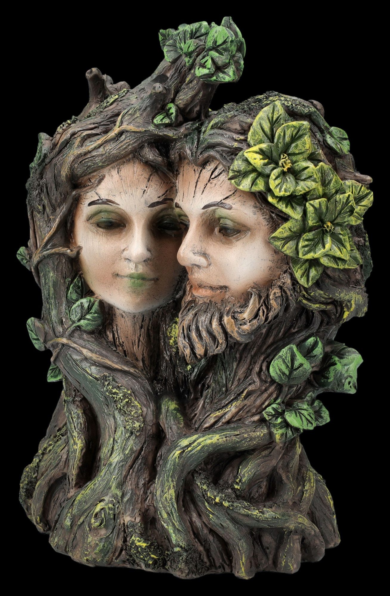 Figuren Shop GmbH Dekofigur Baummenschen Figur - Liebespaar Entwined - Fantasy Dekofigur Ent Deko