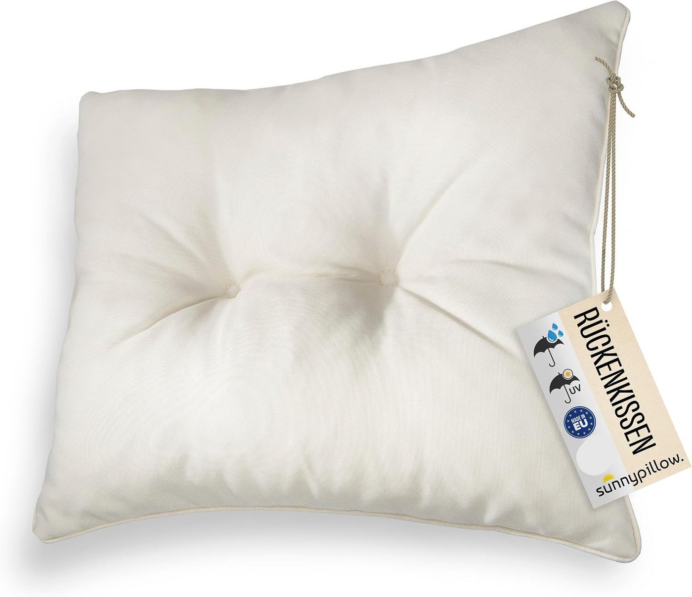 sunnypillow Stuhlkissen Gartenkissen für Gartenmöbel Rattanmöbel, Outdoor / Indoor