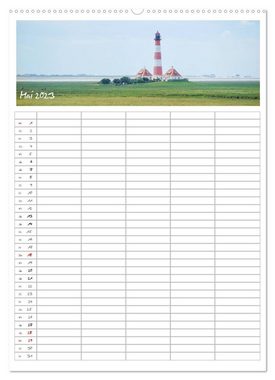 CALVENDO Wandkalender Nordfriesland - Familienplaner (Premium, hochwertiger DIN A2 Wandkalender 2023, Kunstdruck in Hochglanz)